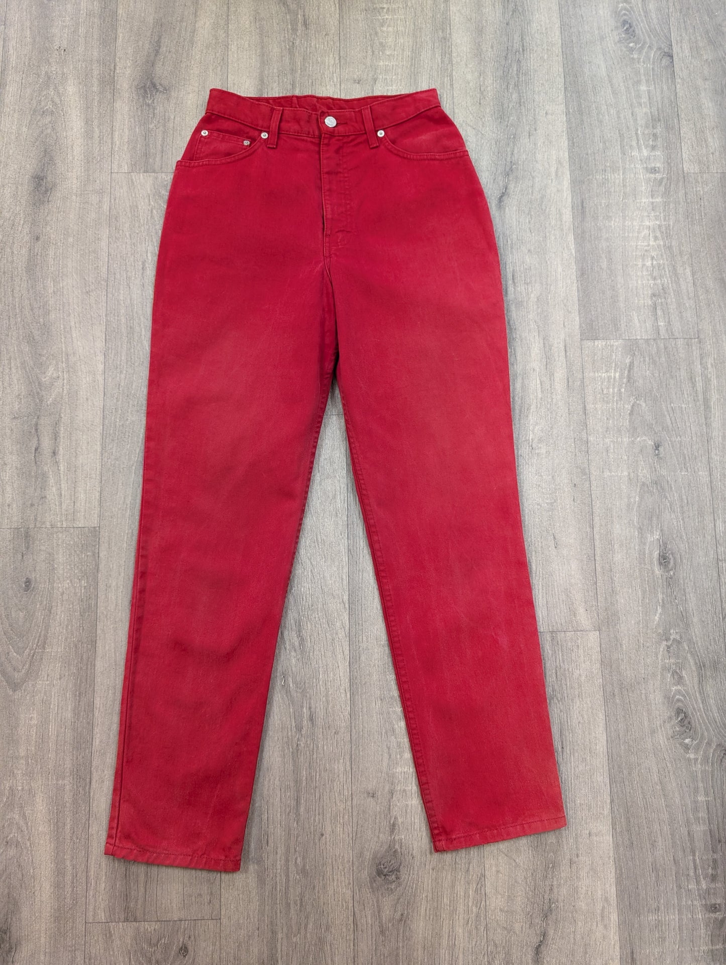 1990s St Michael red jeans - 26"W 30"L