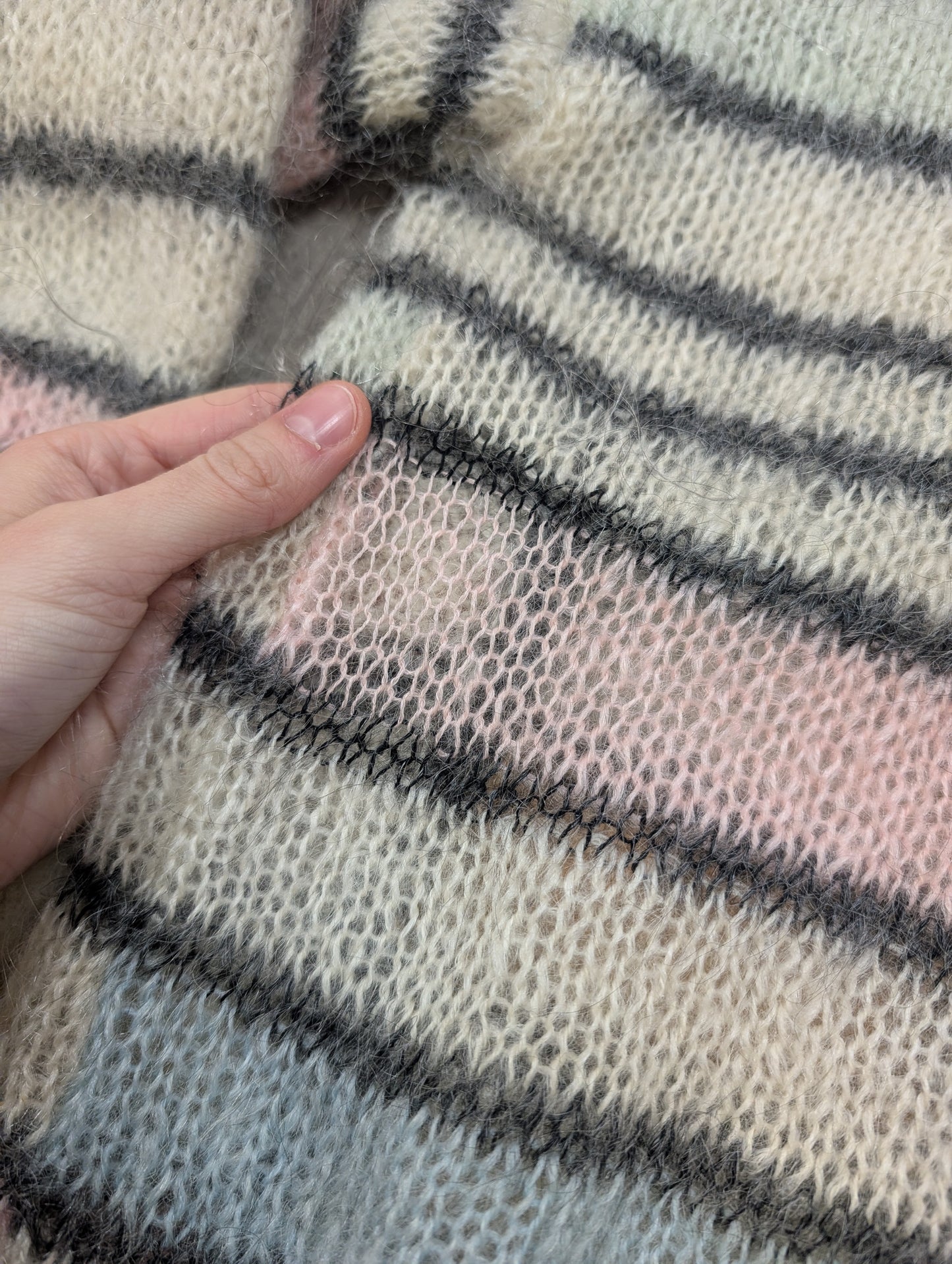 1980s Manhattan mohair/wool blend jumper - S/M