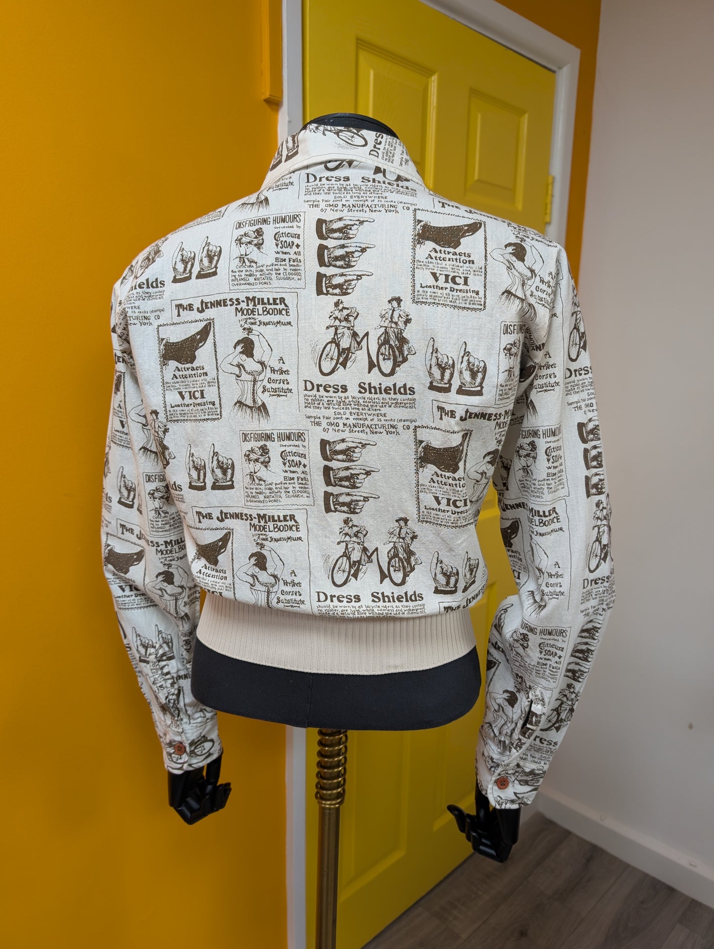 1970s newspaper advertising print jacket