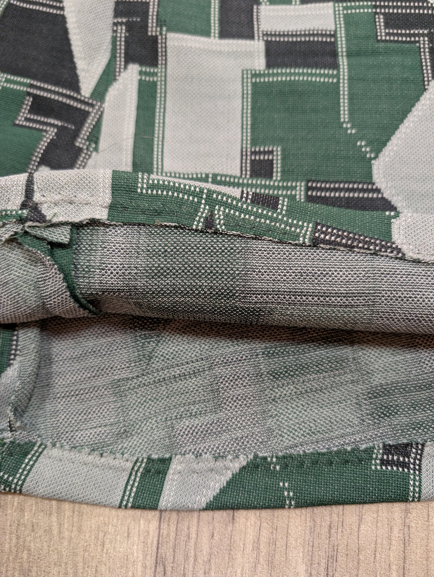 1970s green skirt - 30" waist