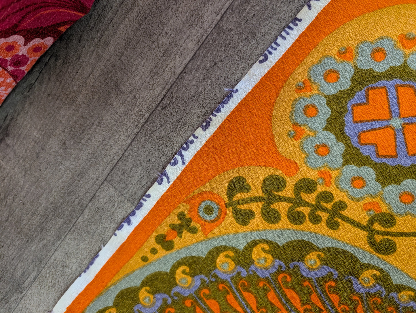 1960s Pageant by Jyoti Bhomik for Heals psychedelic fabric