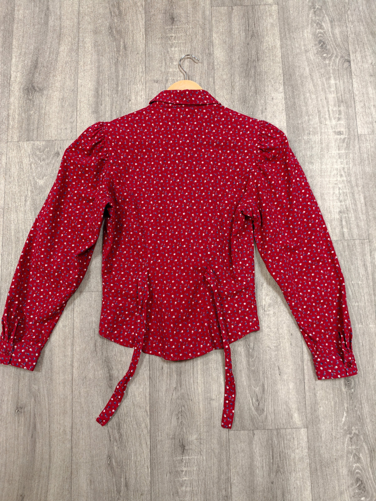 1980s St Michael cotton blouse - XS/S