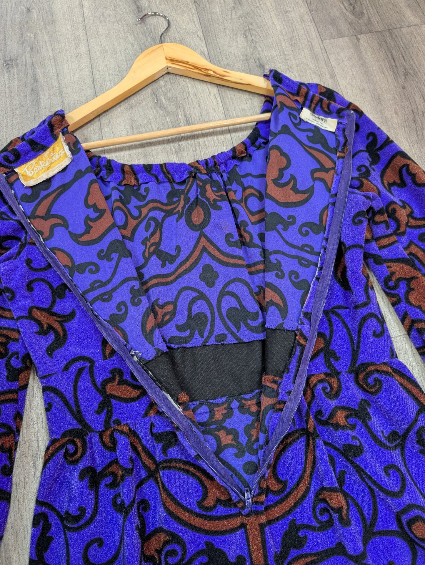 1970s Berkertex maxi dress - M/12