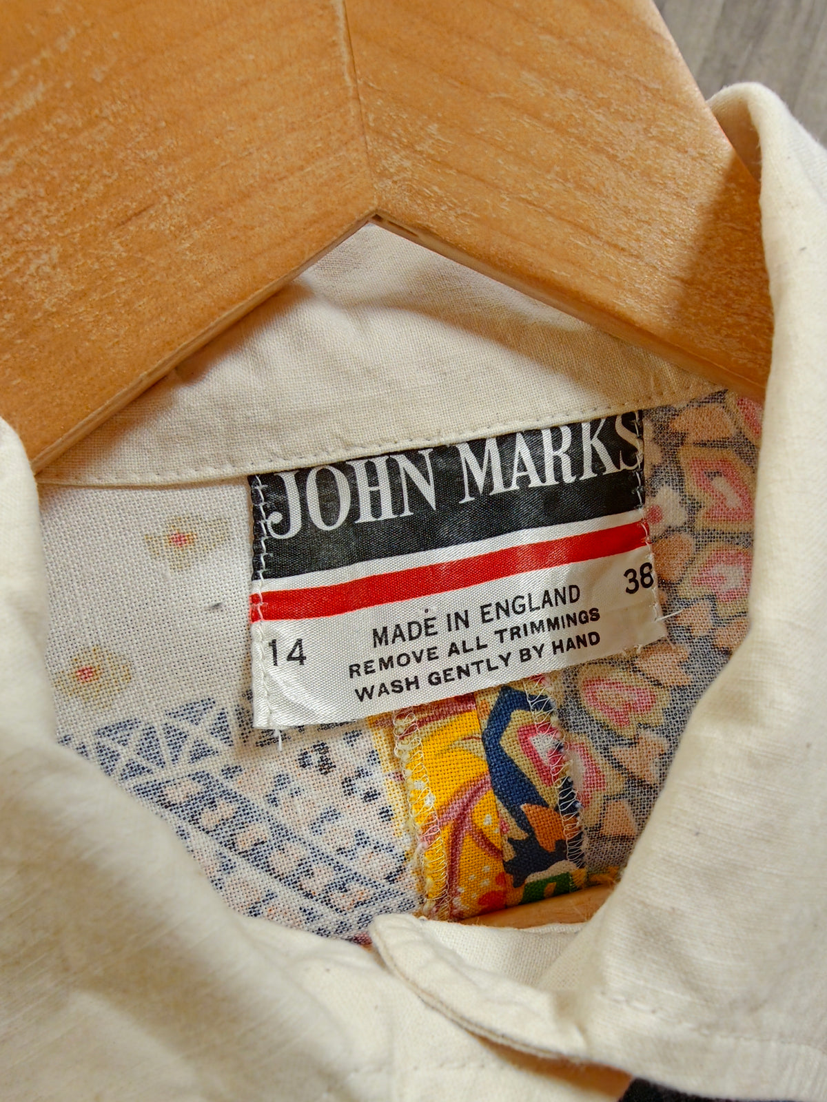 1960s John Marks patchwork print dress - S/10