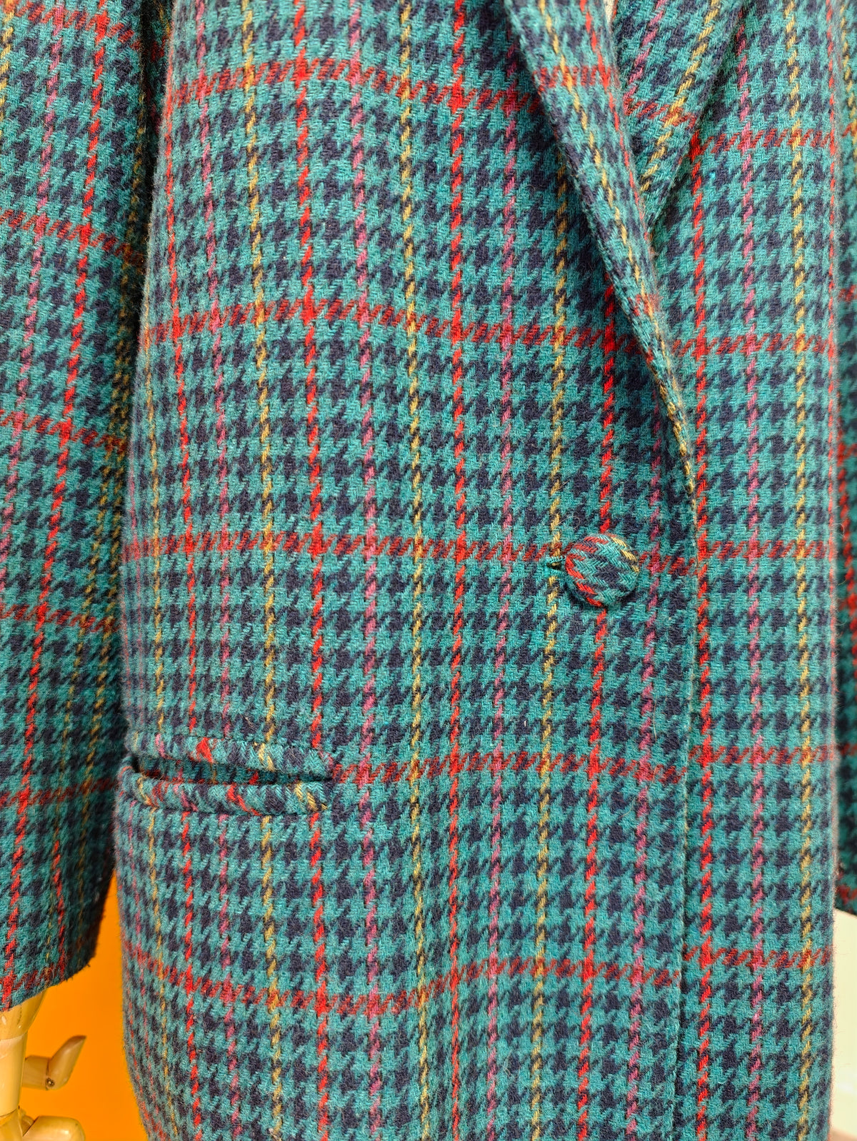 1980s Cotura check jacket - M