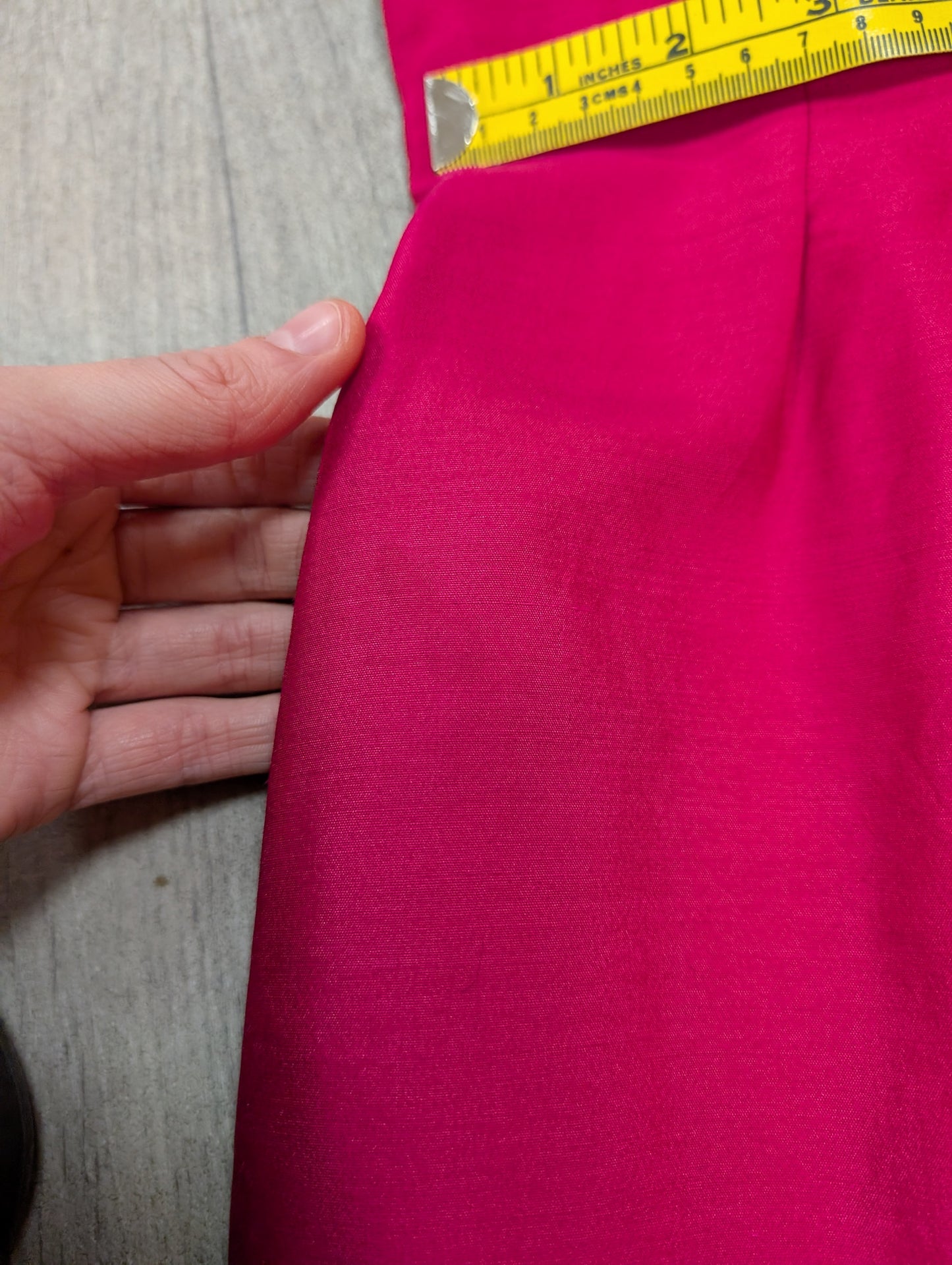 1980s Francesca of Damon for Starington pink silk dress - M/10/12