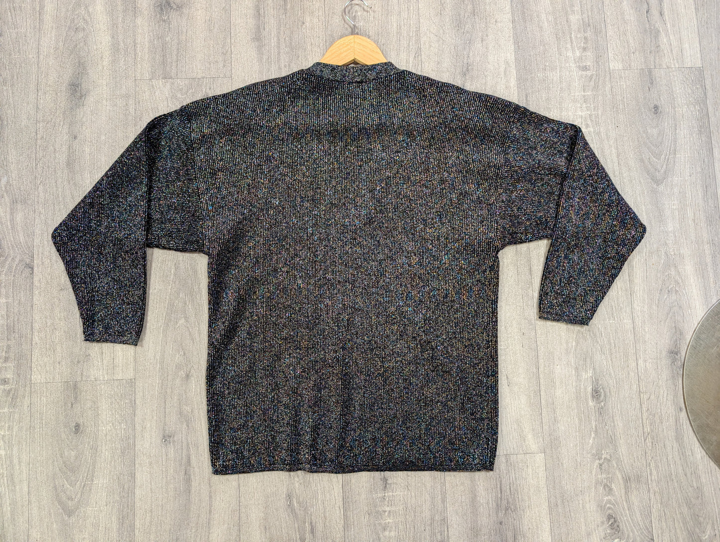 1980s Benetton sparkly wool blend jumper - M