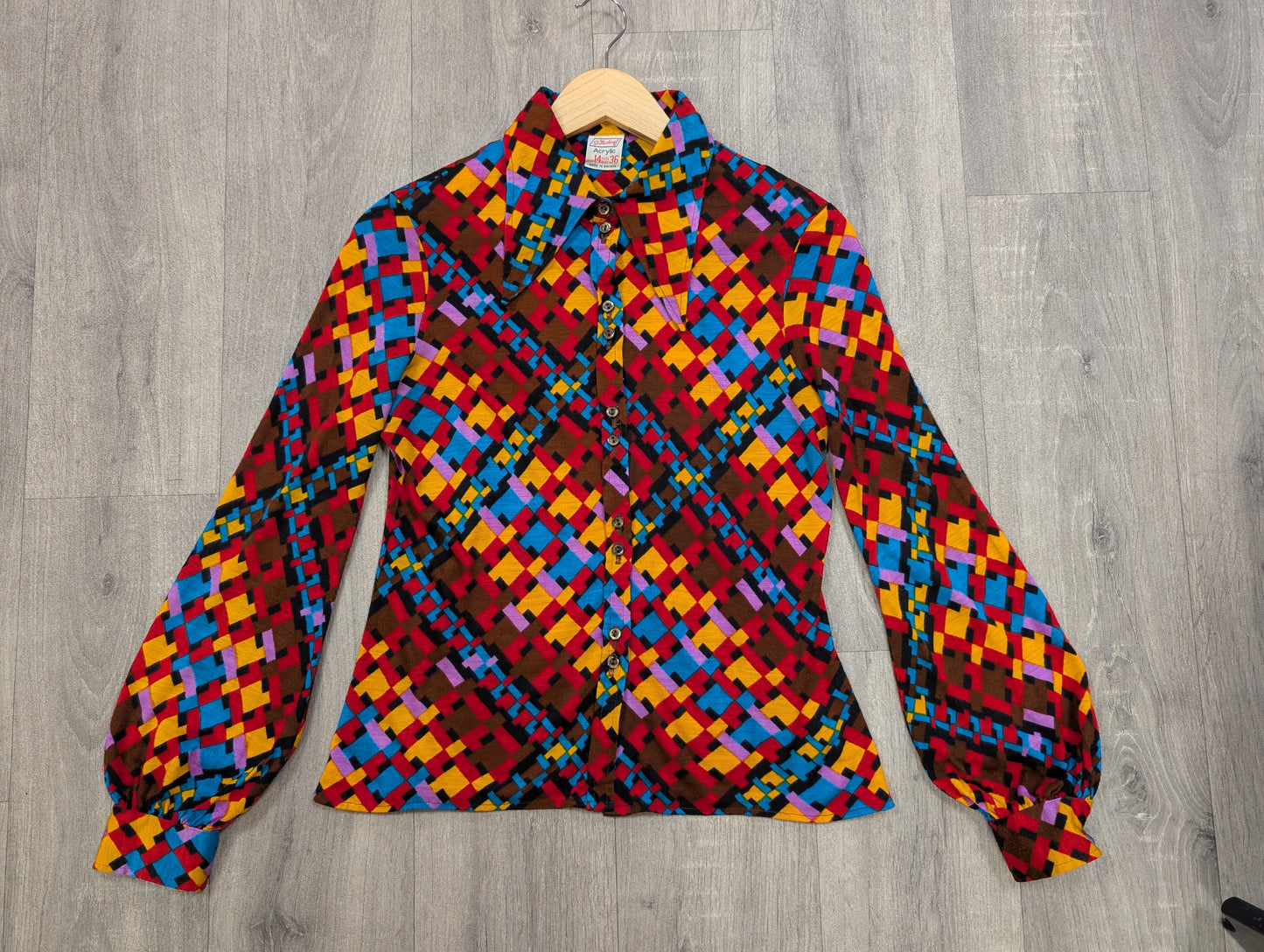 1970s St Michael dagger collar shirt - XS/S