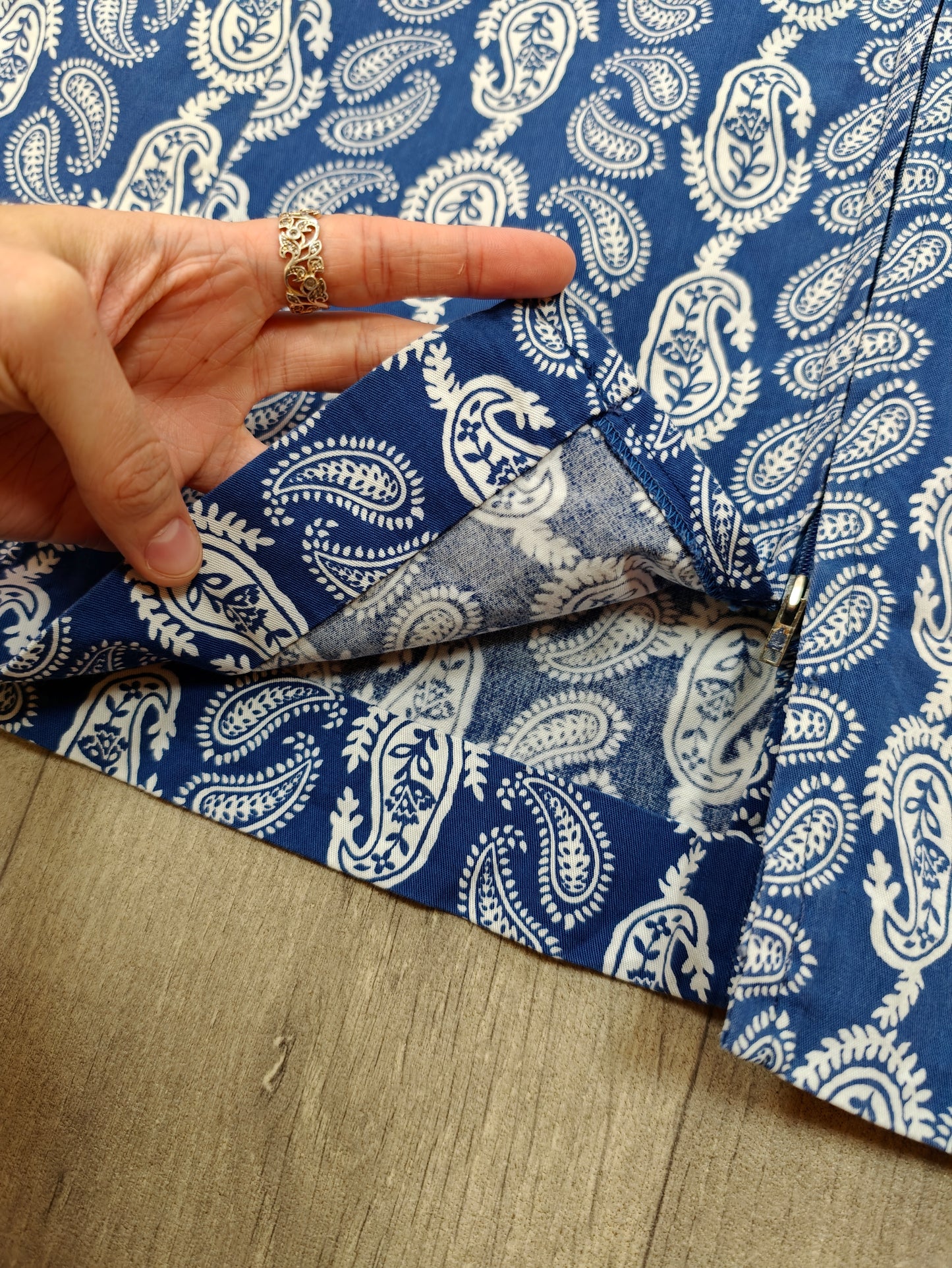 1960s St Michael paisley cotton dress - M/12/14