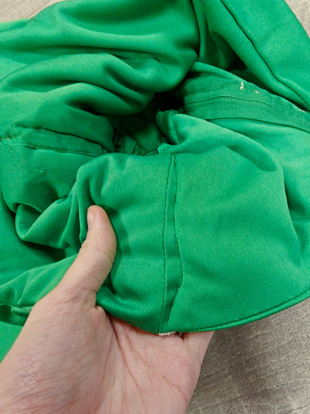 1970s green halter neck maxi dress - XS/6