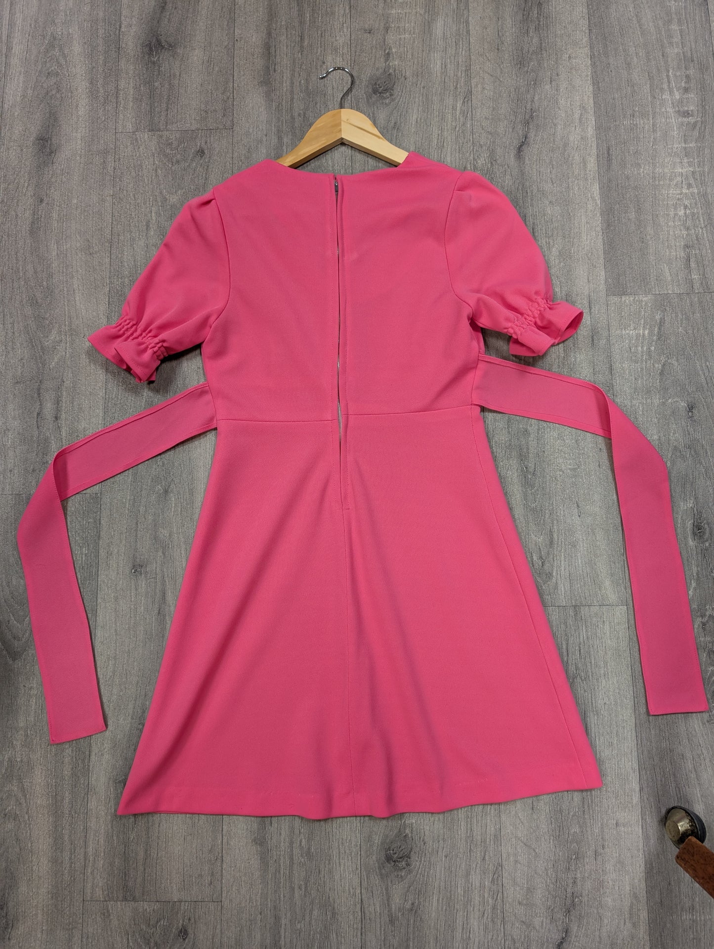 1960s pink mini dress - S/8