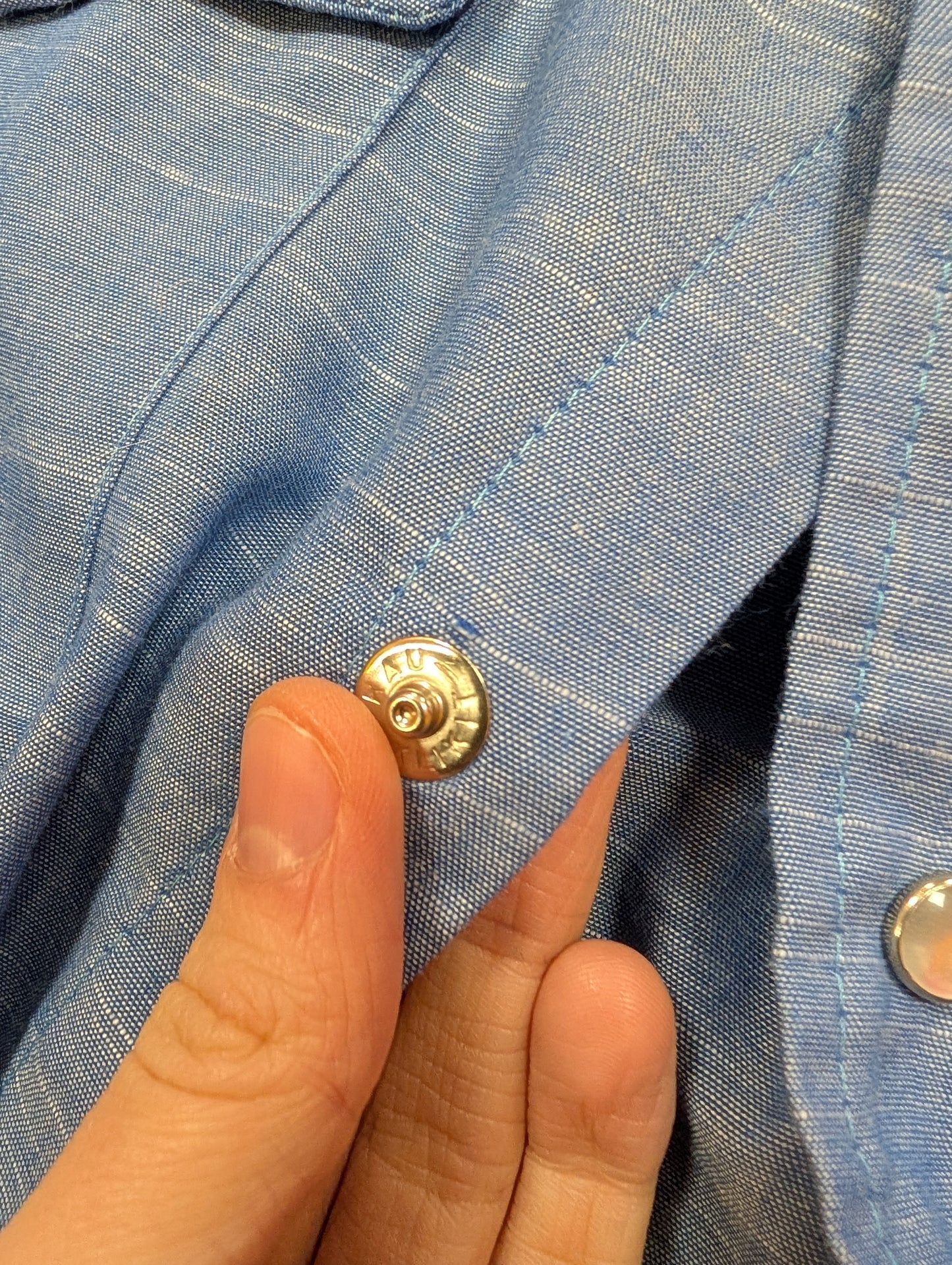 1970s Bronco embroidered western shirt