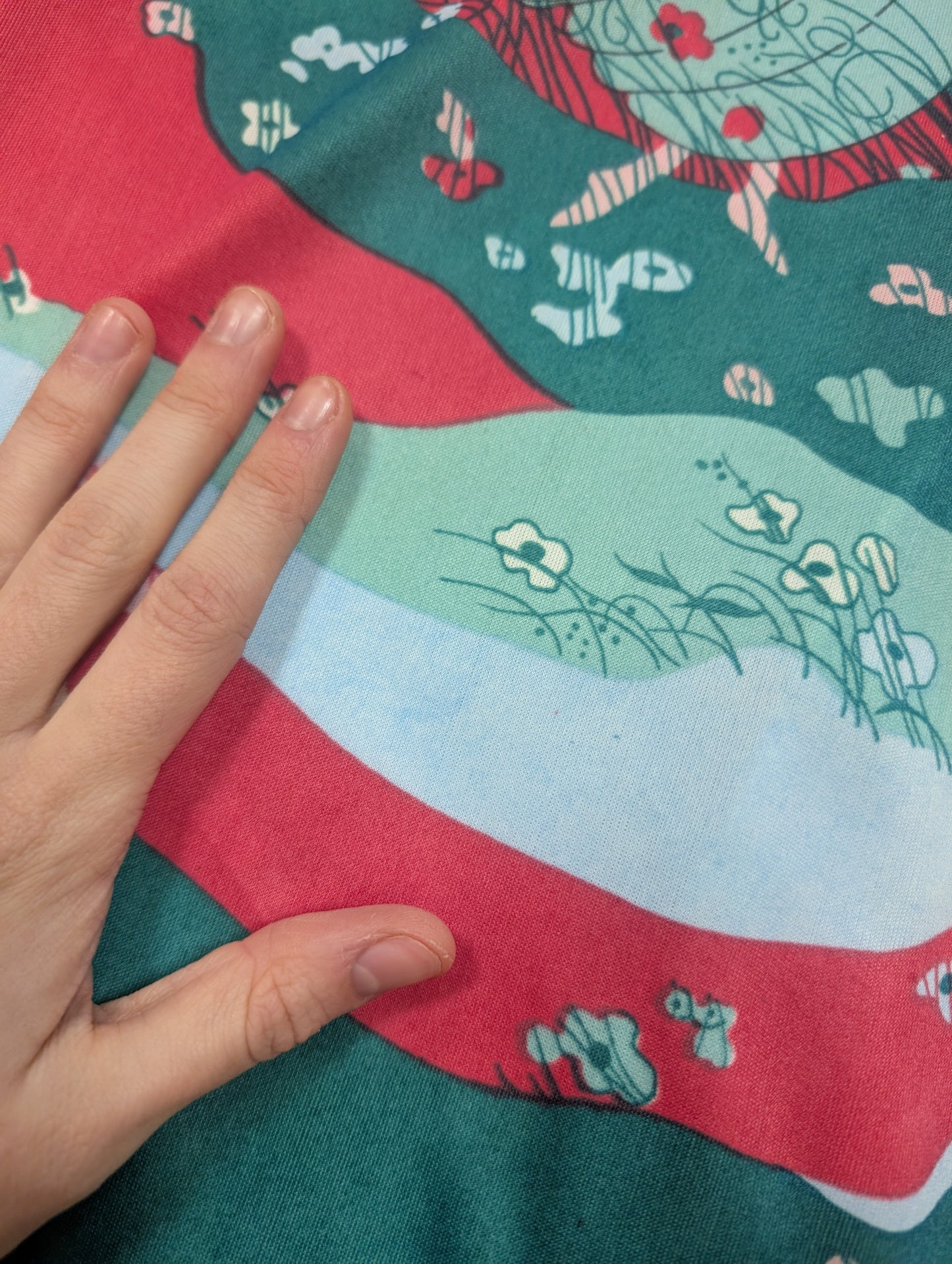 1970s Debenhams novelty print shirt - S