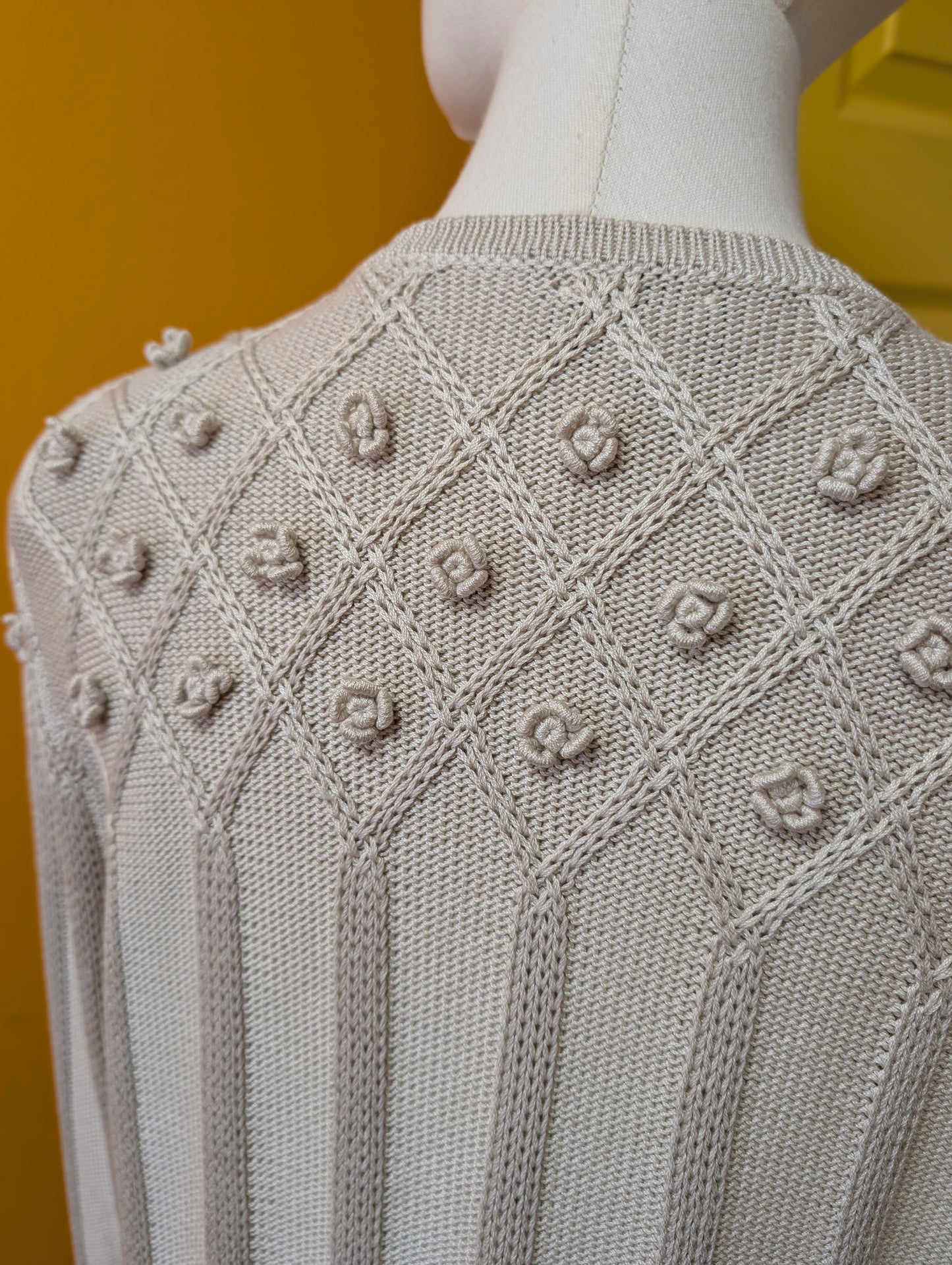 1990s Deirdre McGuire pima cotton cardigan