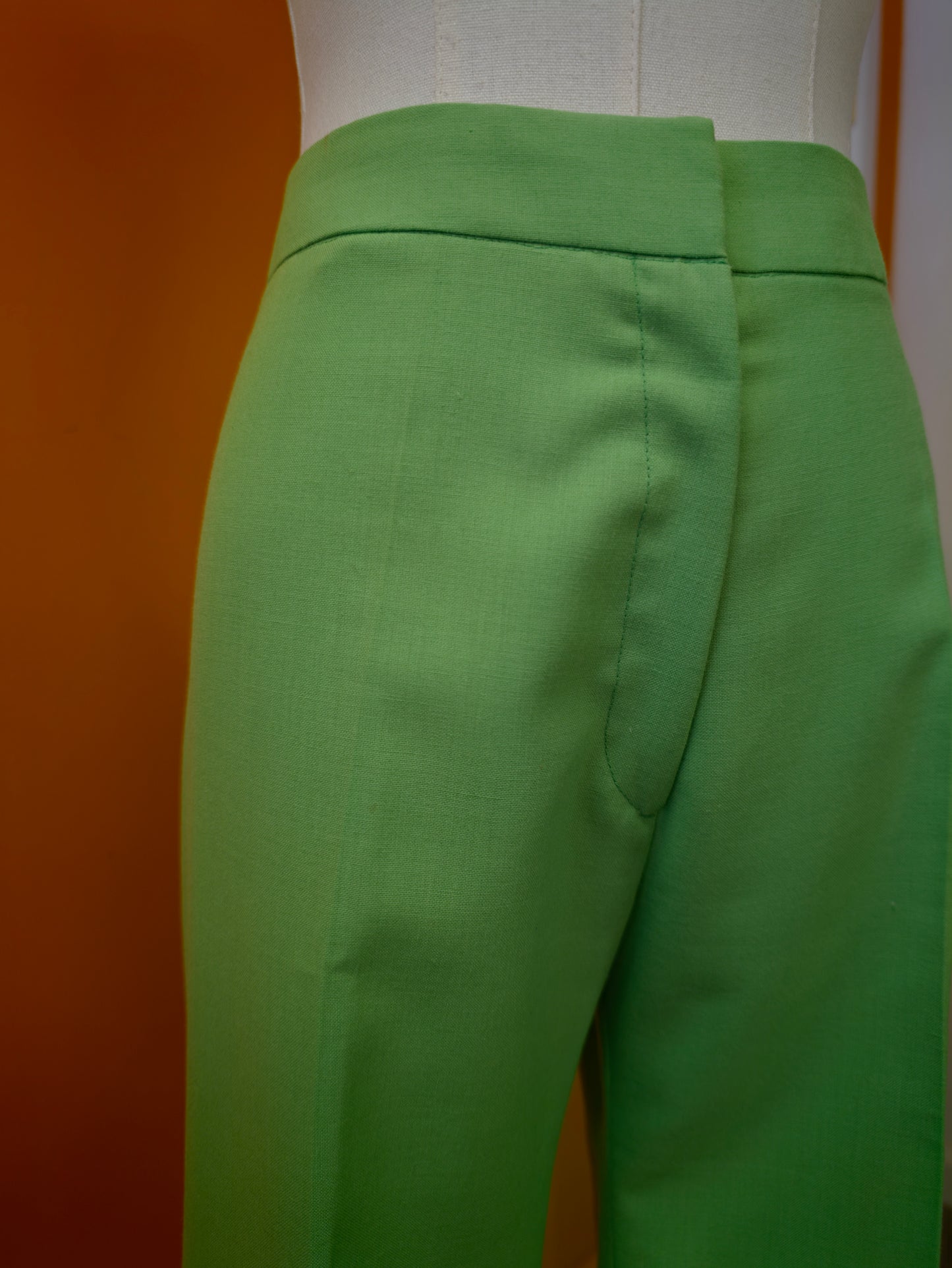 1970s Berkertex Boutique green flares