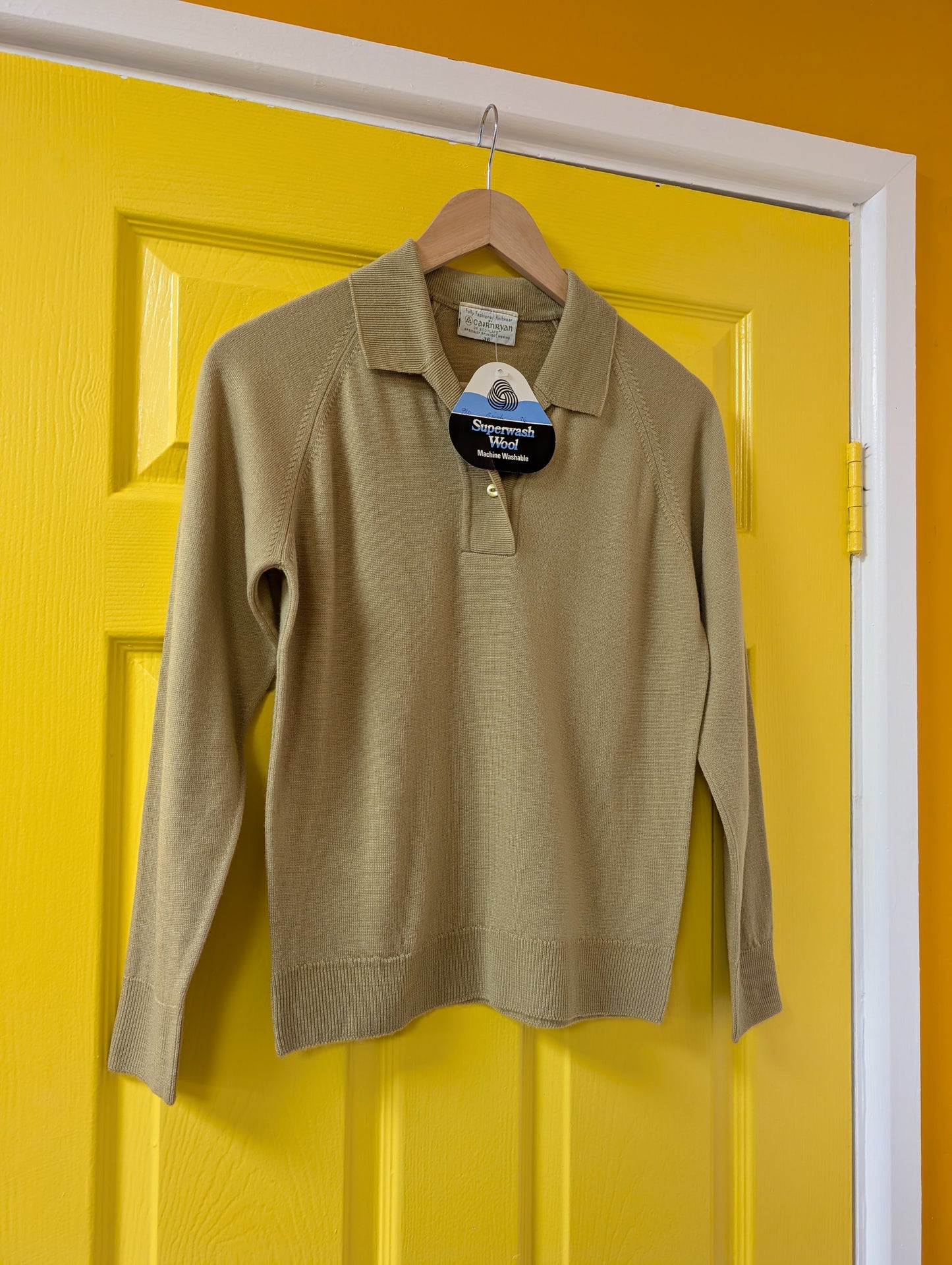 Deadstock Cairnryan of Scotland merino wool jumper - S