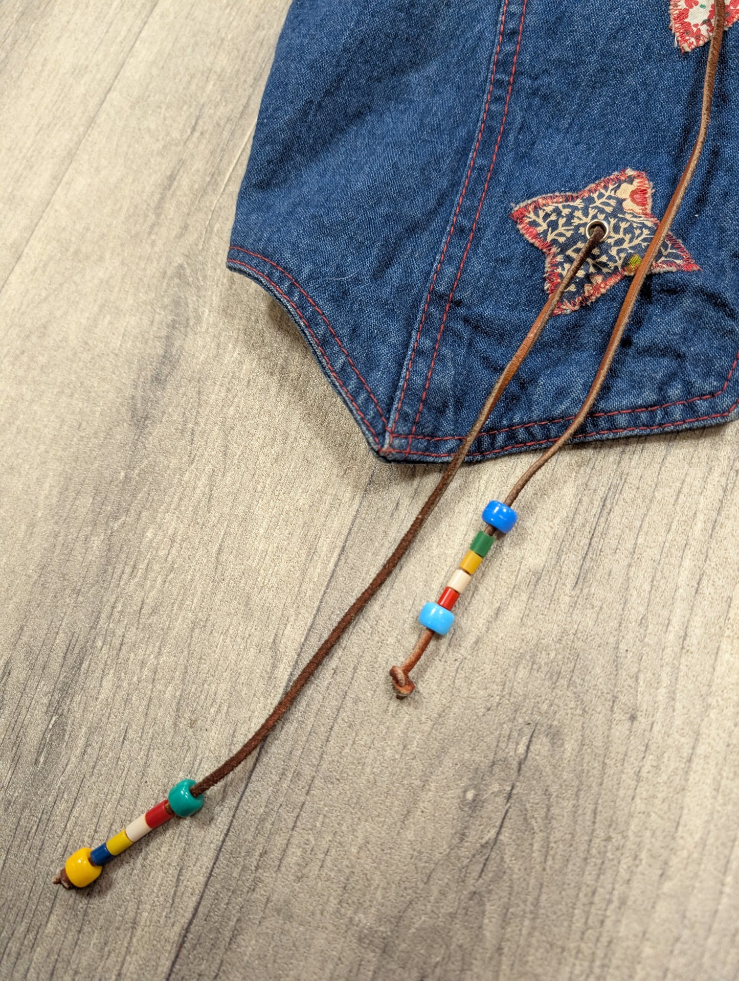 1970s Jump Jeans denim waistcoat - XS