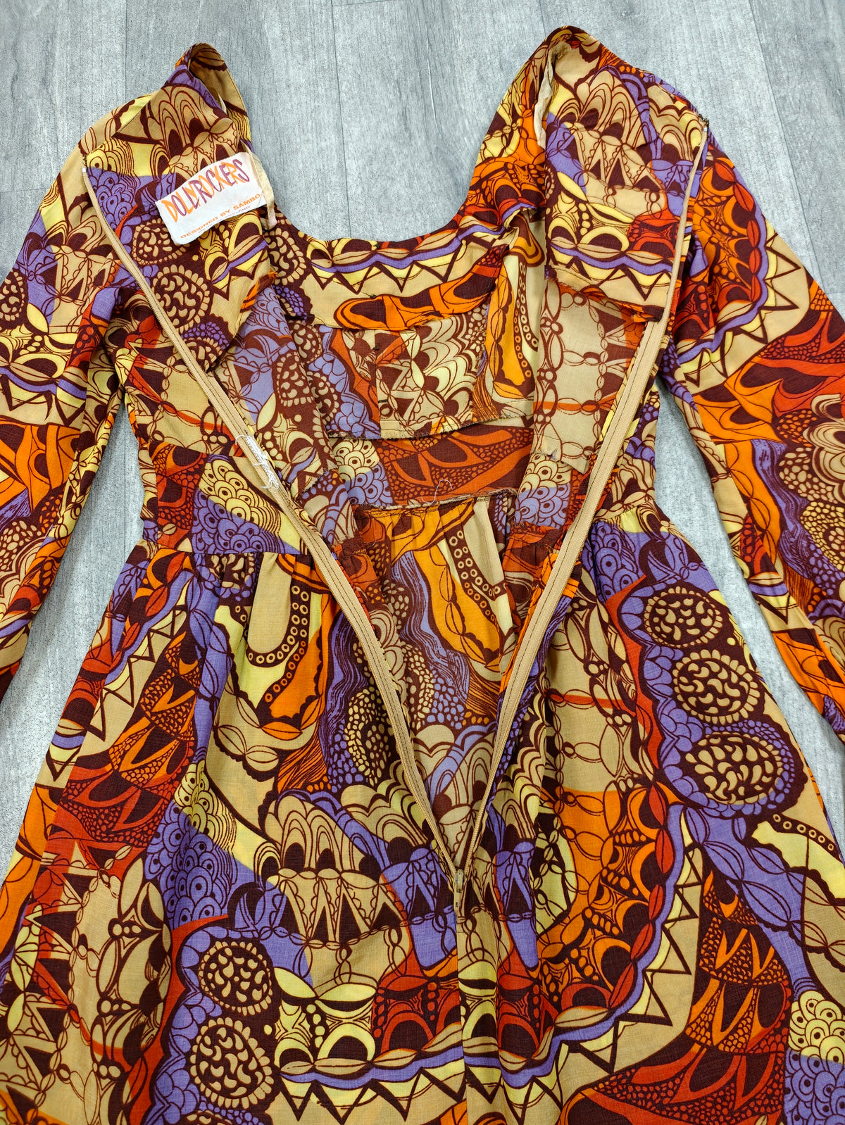 Psychedelic Dollyrockers mini dress - S/8