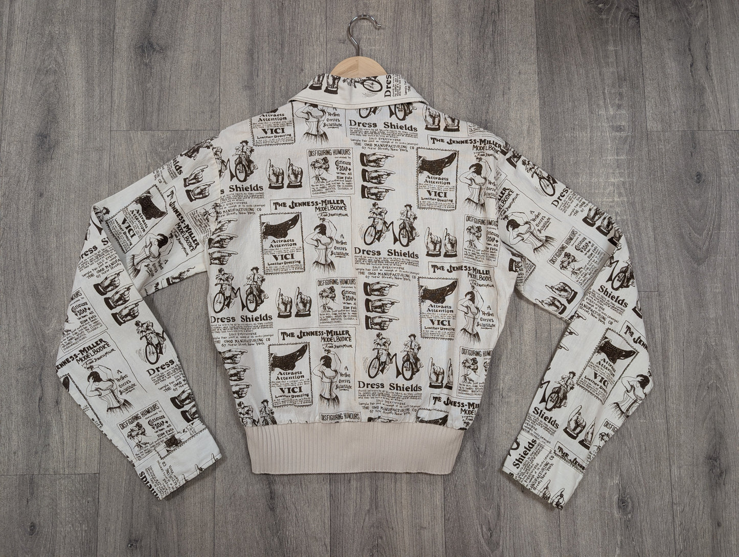 1970s newspaper advertising print jacket
