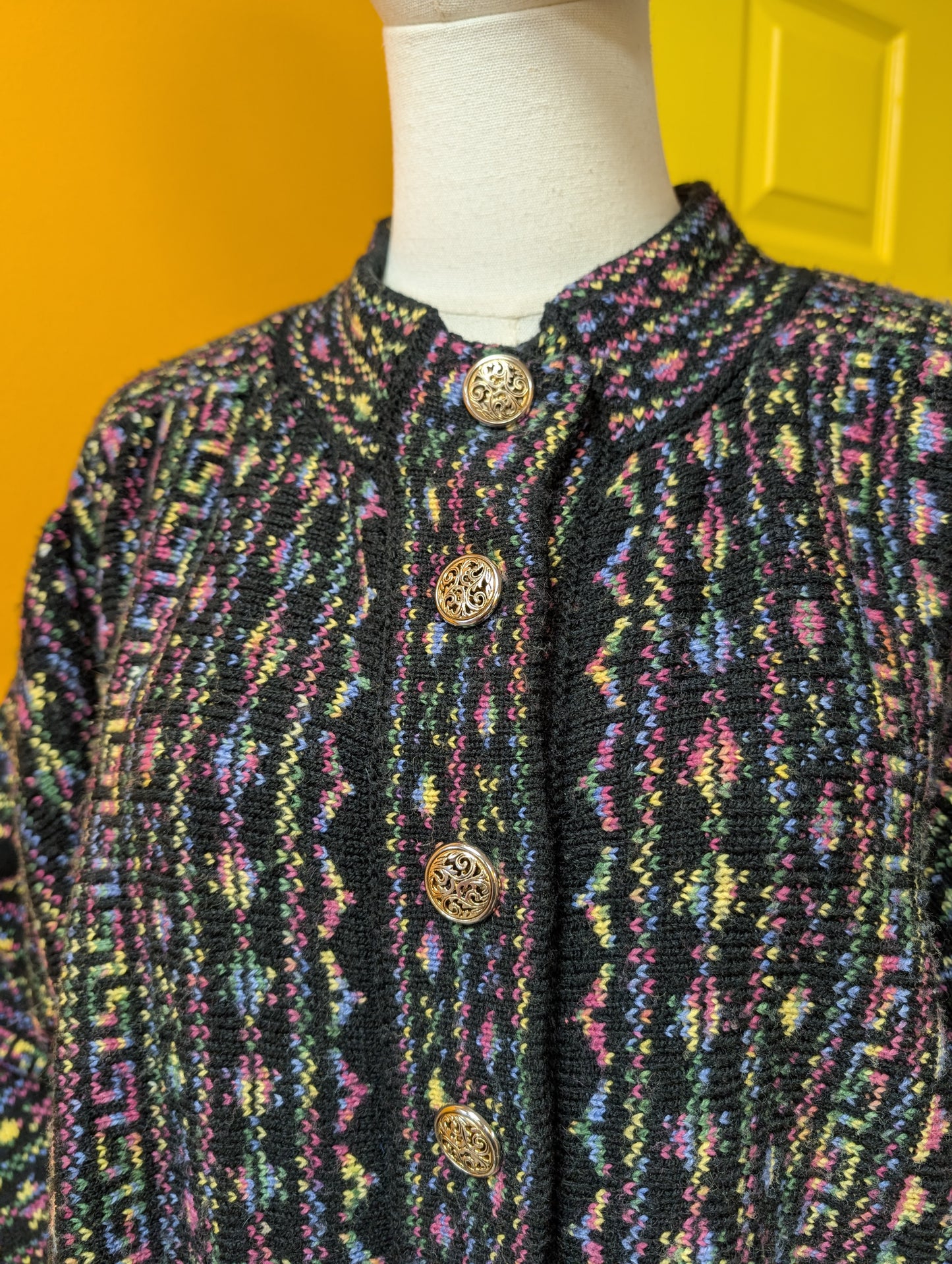 1980s cardigan - L