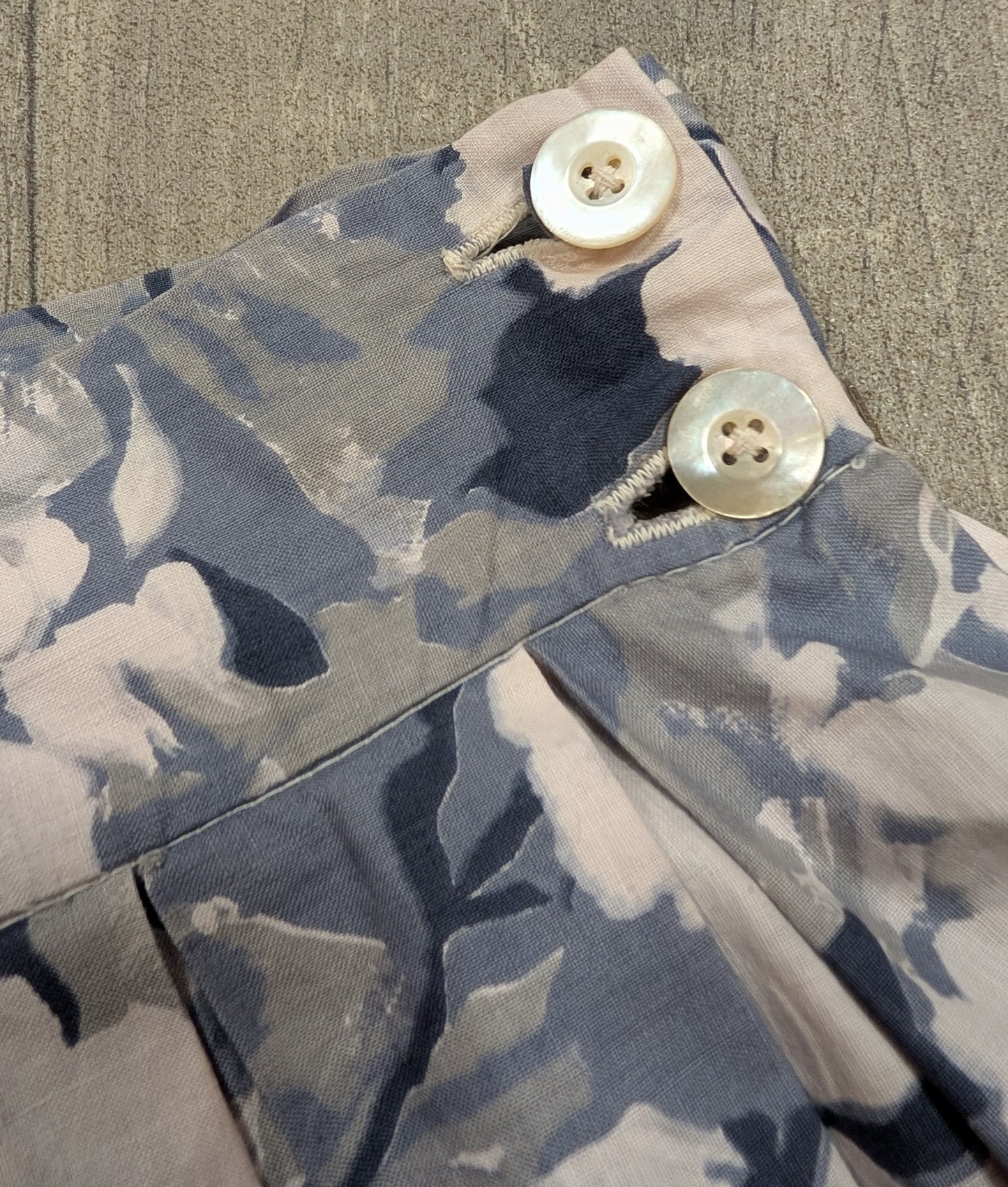 50s/60s Fashionwise cotton floral skirt - 25" waist