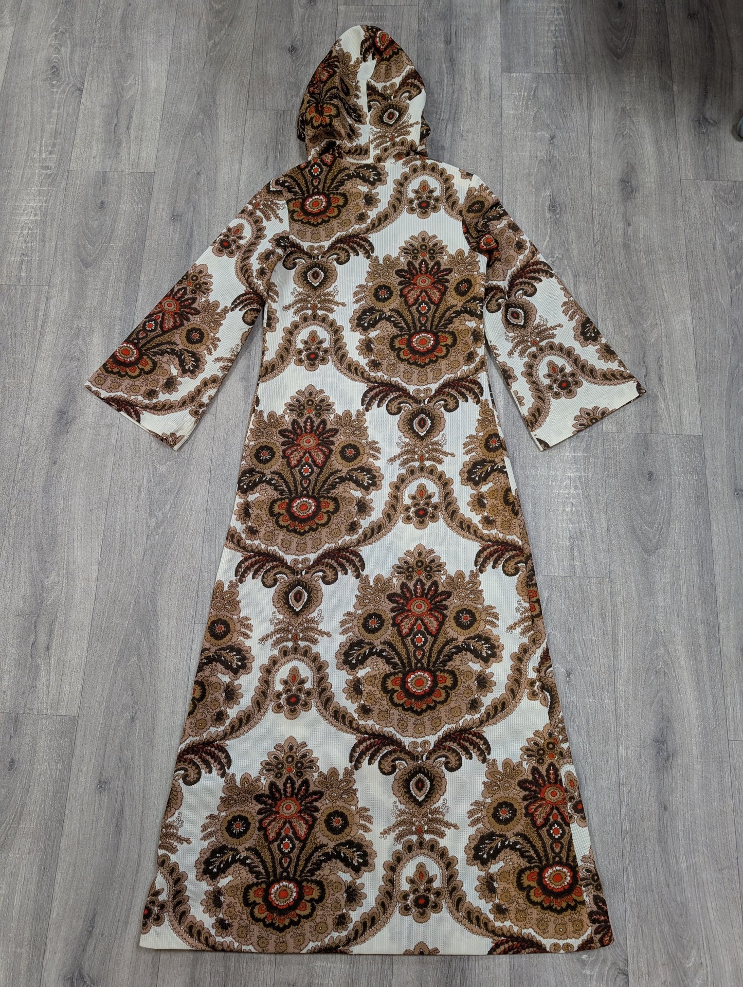 1970s West Park hooded dress - S