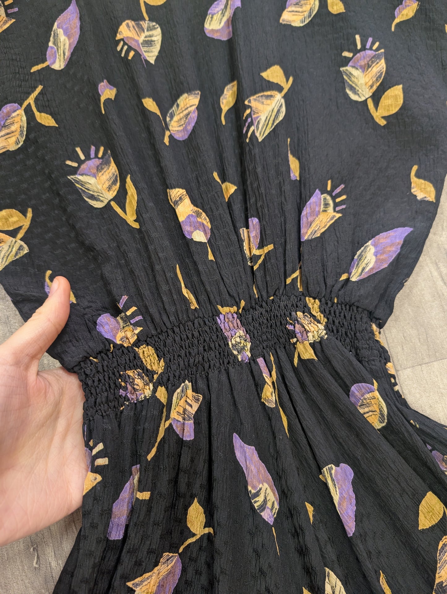 1980s Jean and Martin Pallant pure silk dress - XS/S