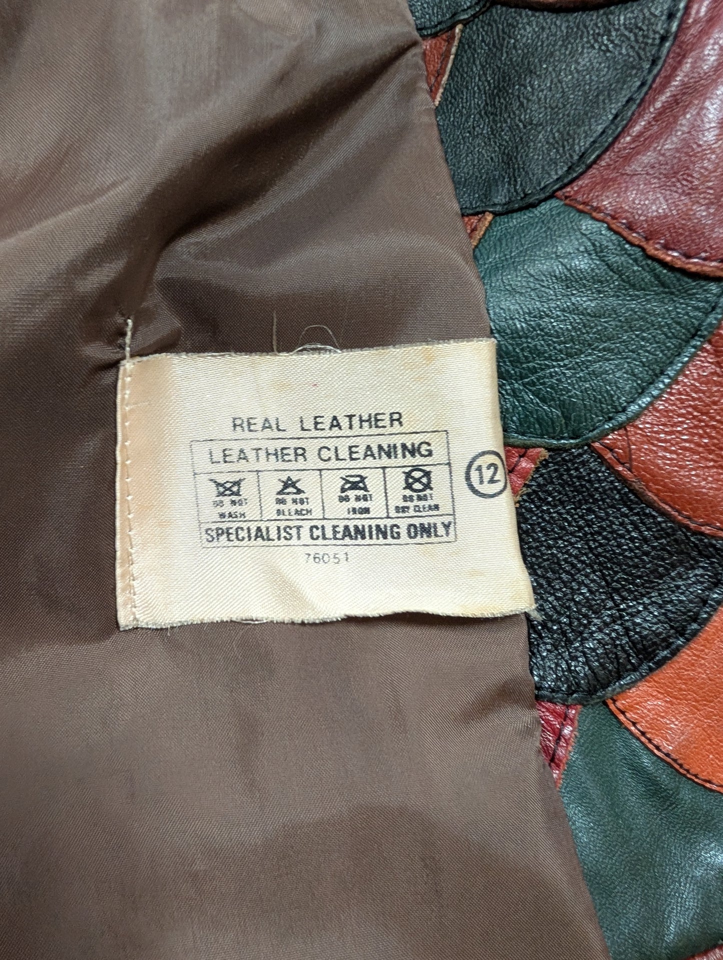 Epic 1970s fish scale leather jacket