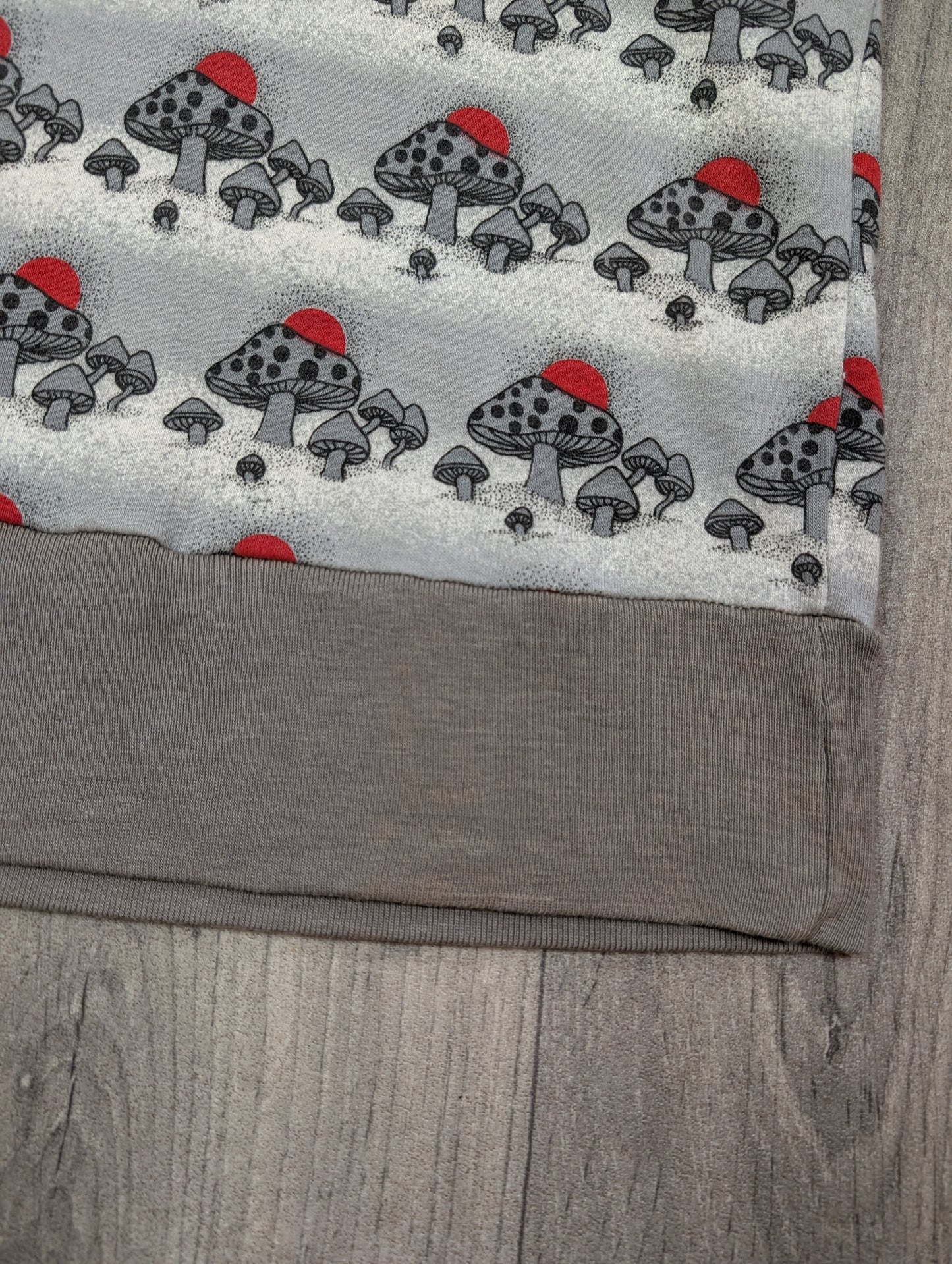 1970s John Craig novelty mushroom print top - XS/S