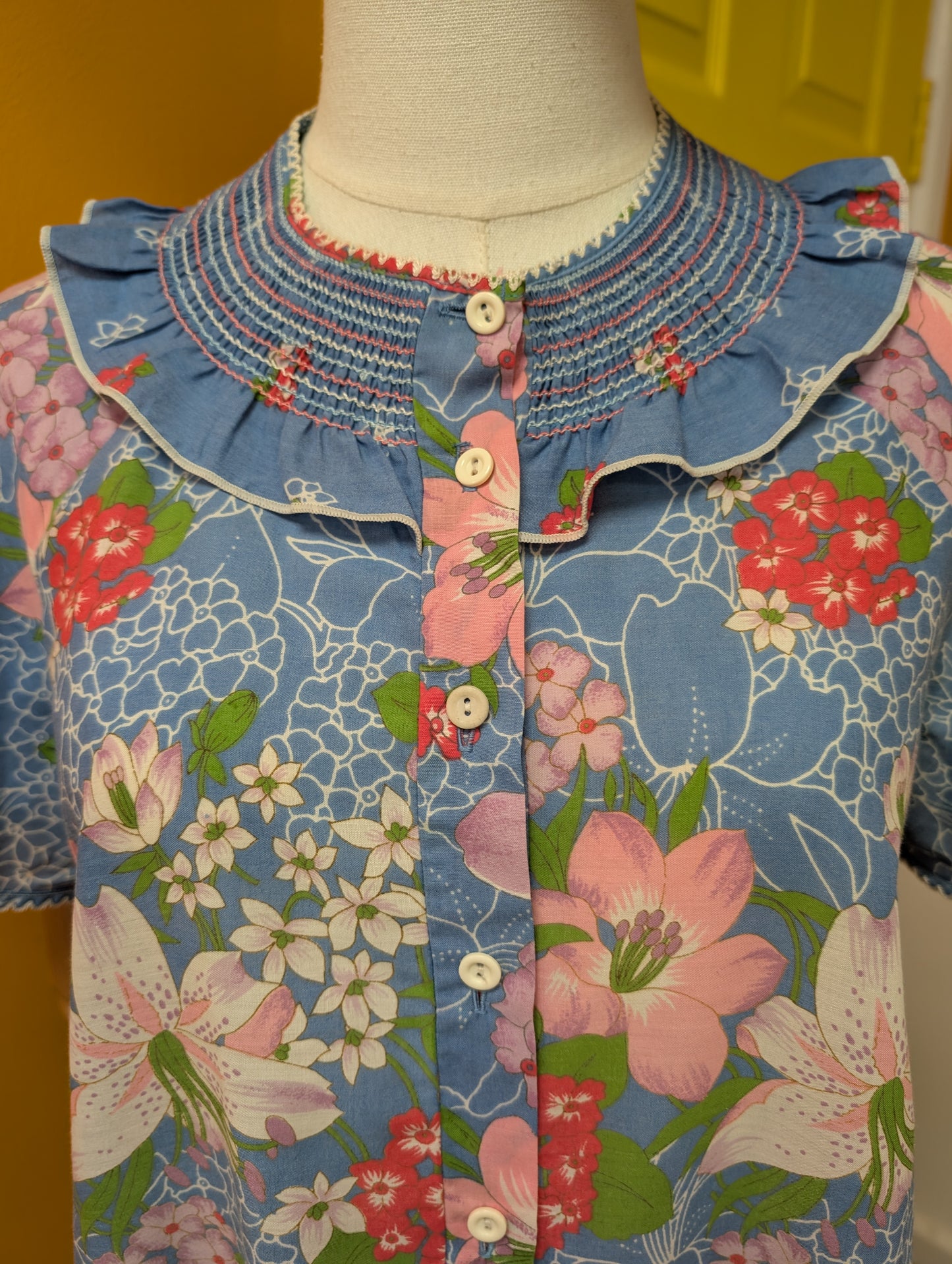 1970s St Michael floral nightdress - S