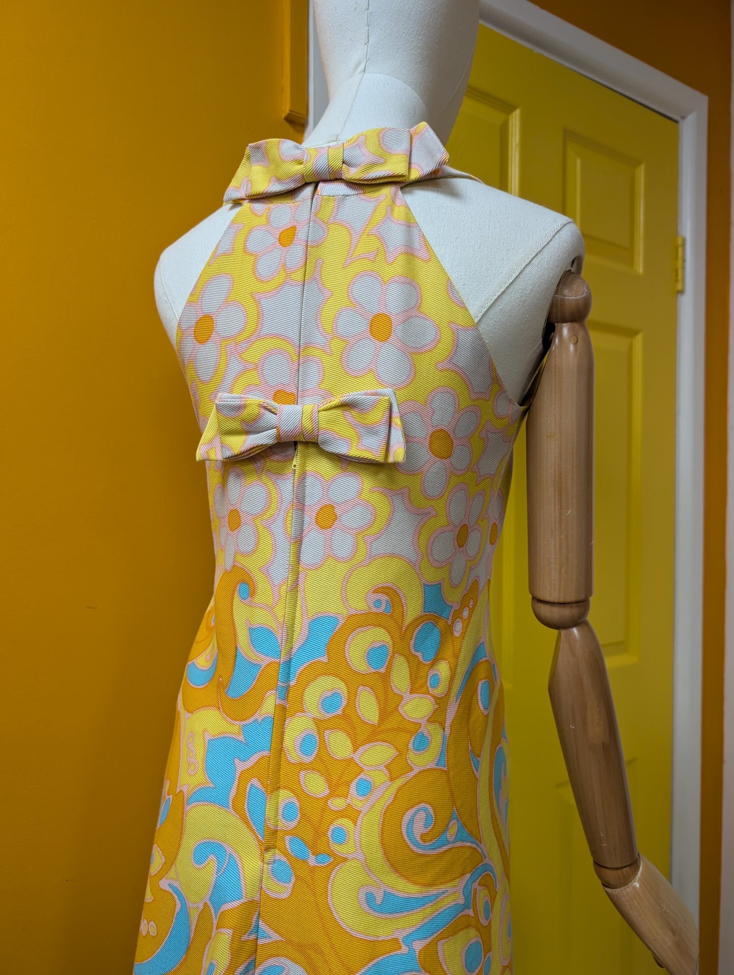 1960s Susan Small psychedelic dress - S/8