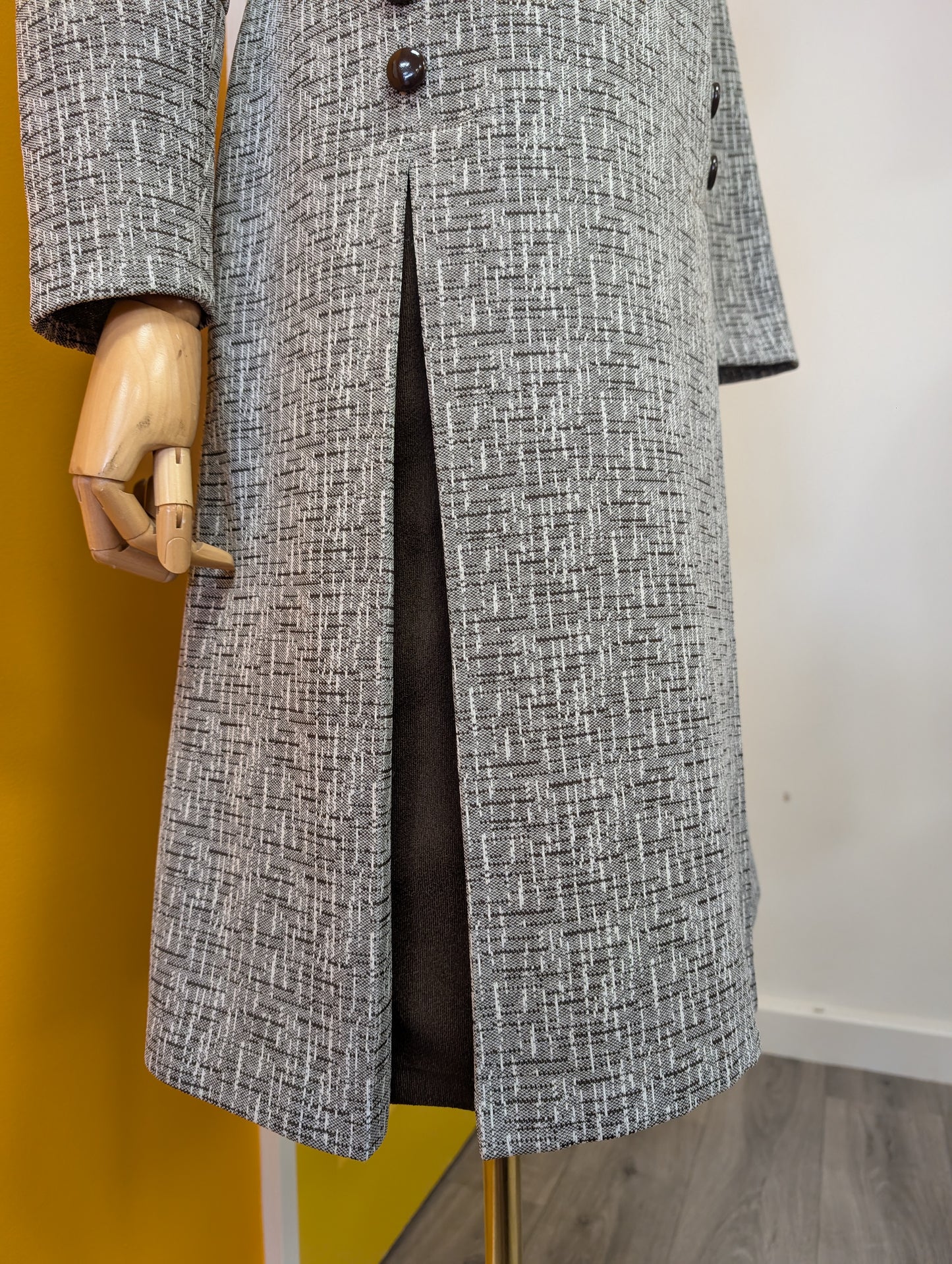 1960s crimplene dress - M/14