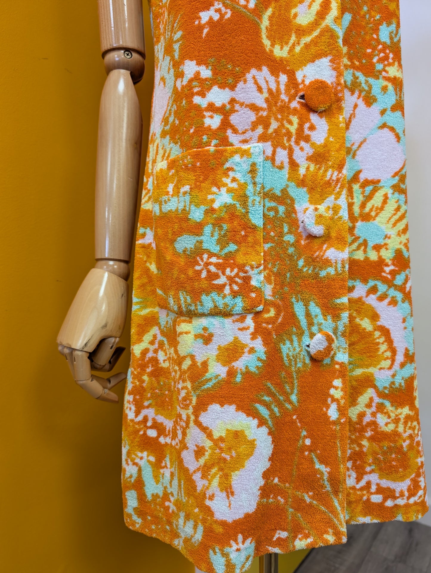 1960s St Michael towelling dress - S/8/10