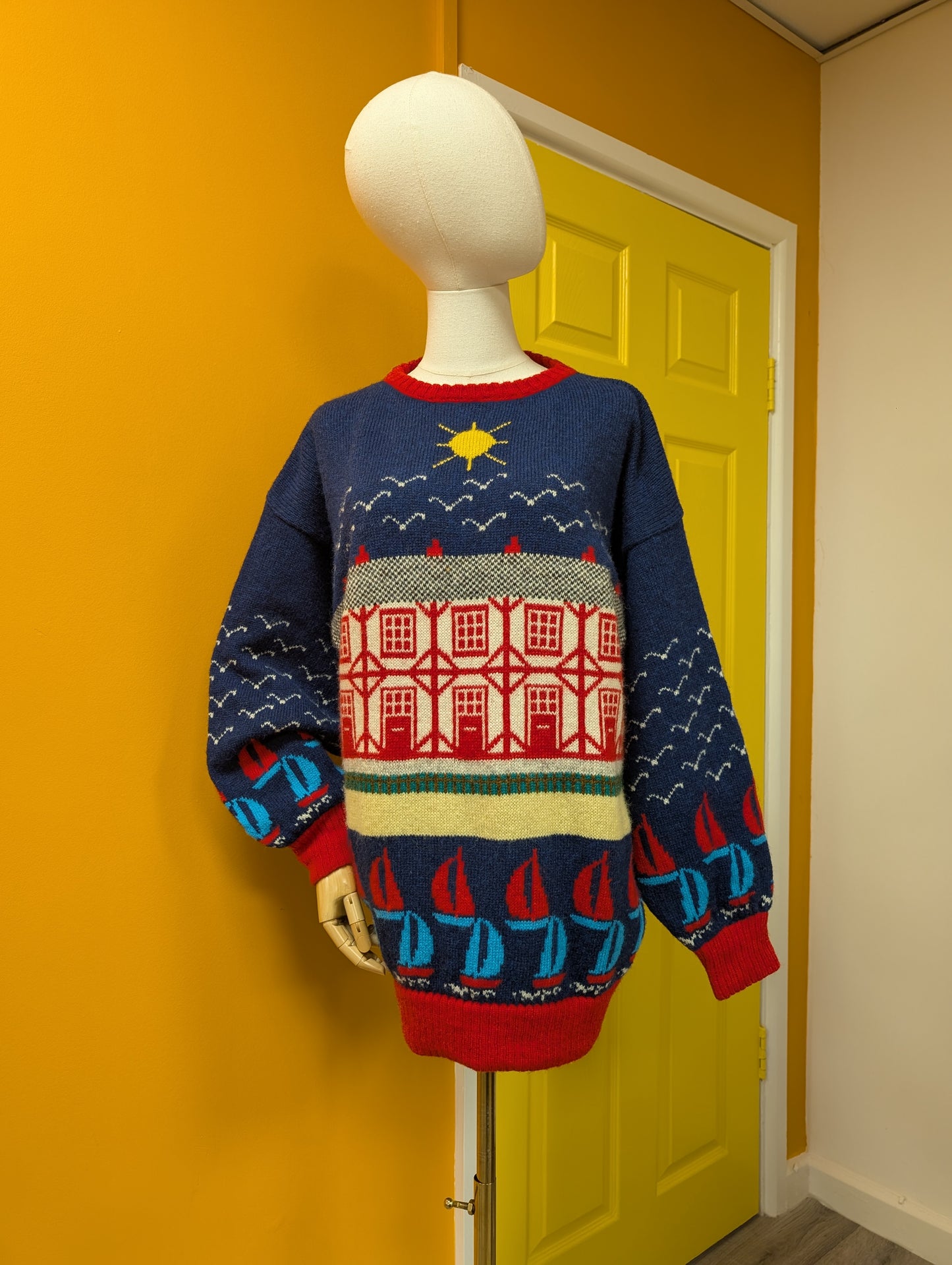 1980s The Irish Scene pure wool jumper