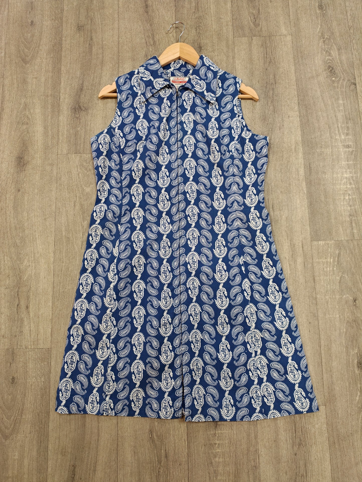1960s St Michael paisley cotton dress - M/12/14