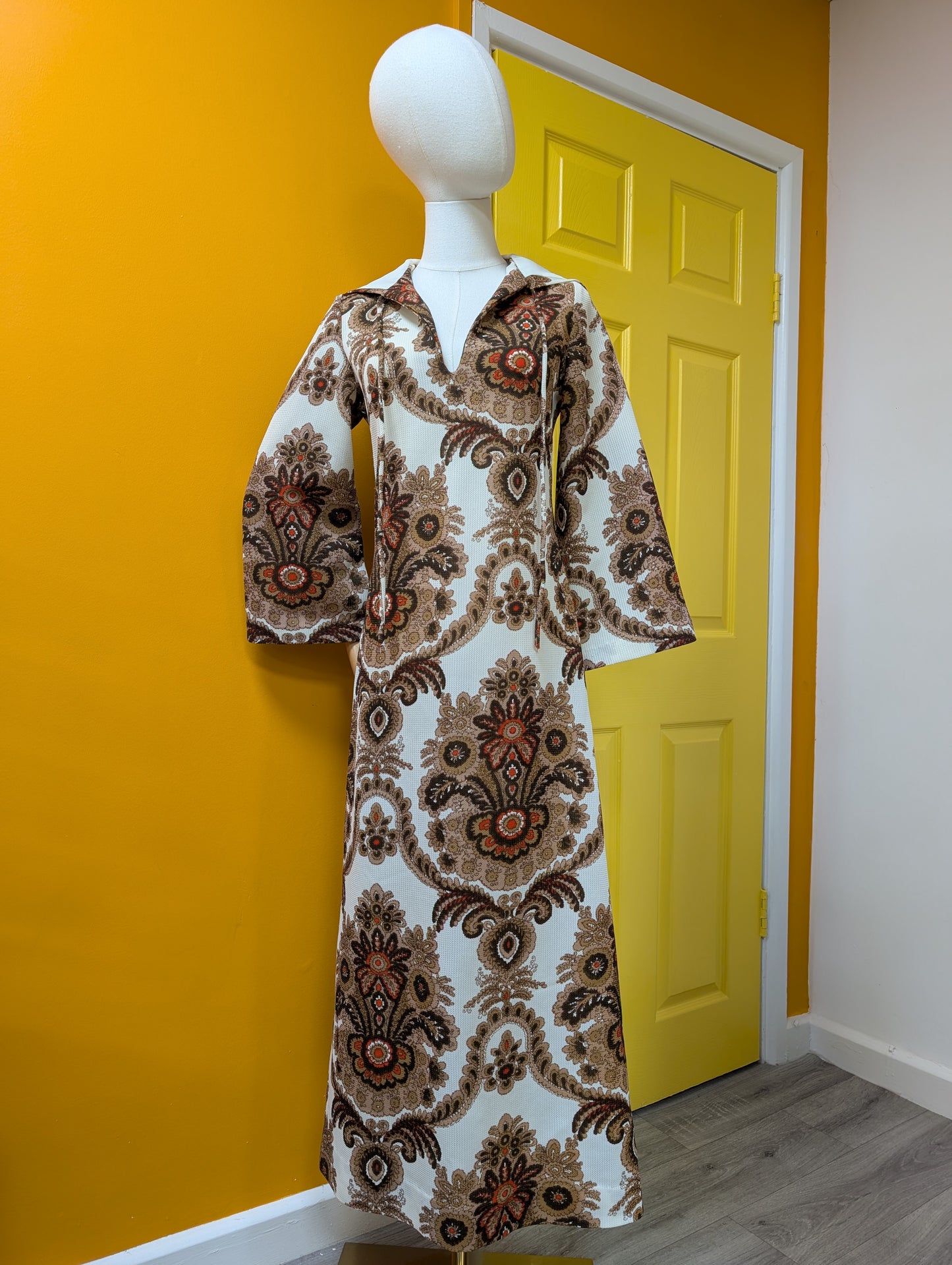 1970s West Park hooded dress - S