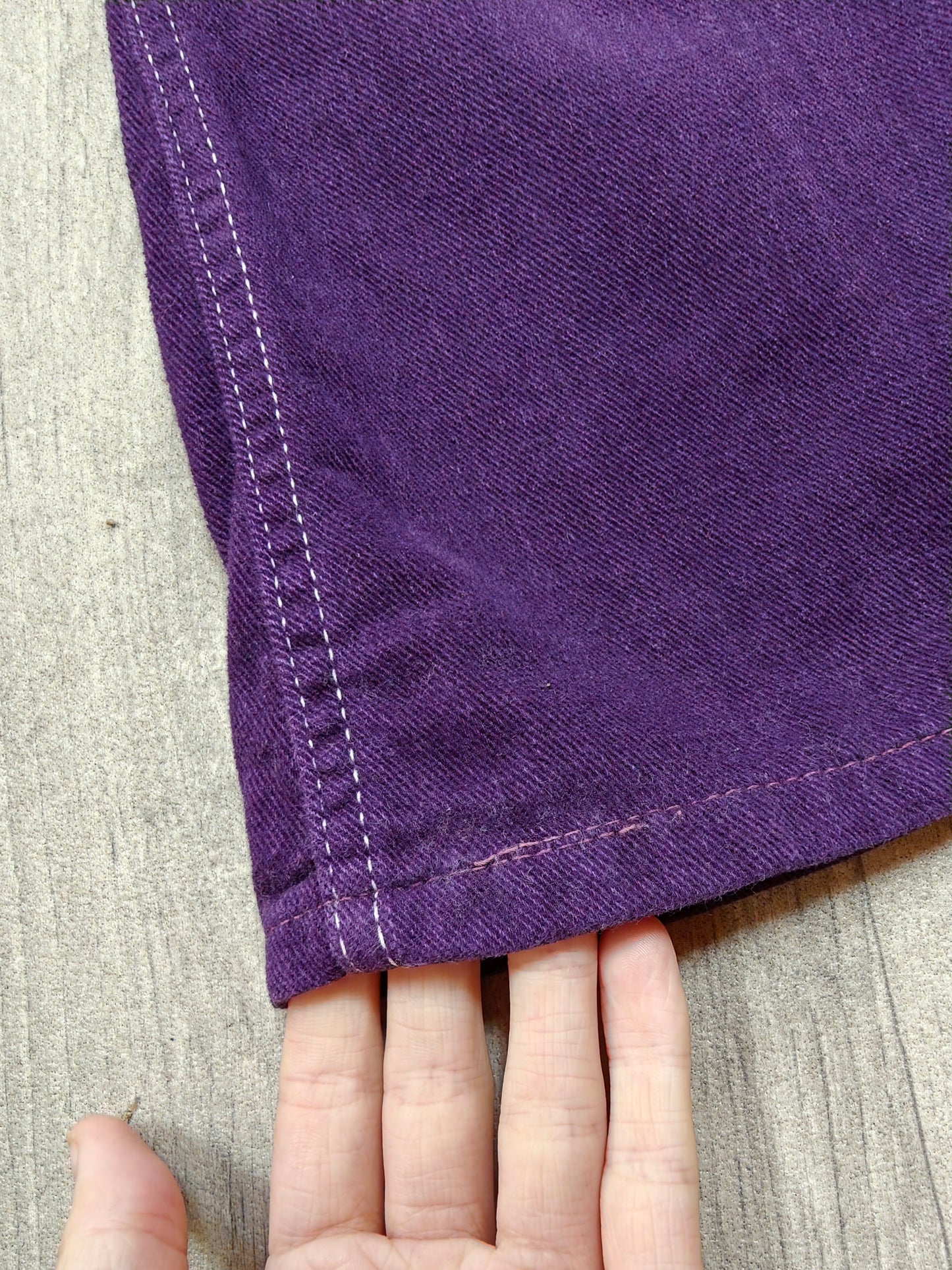 1970s Keynote purple flares - 26" waist