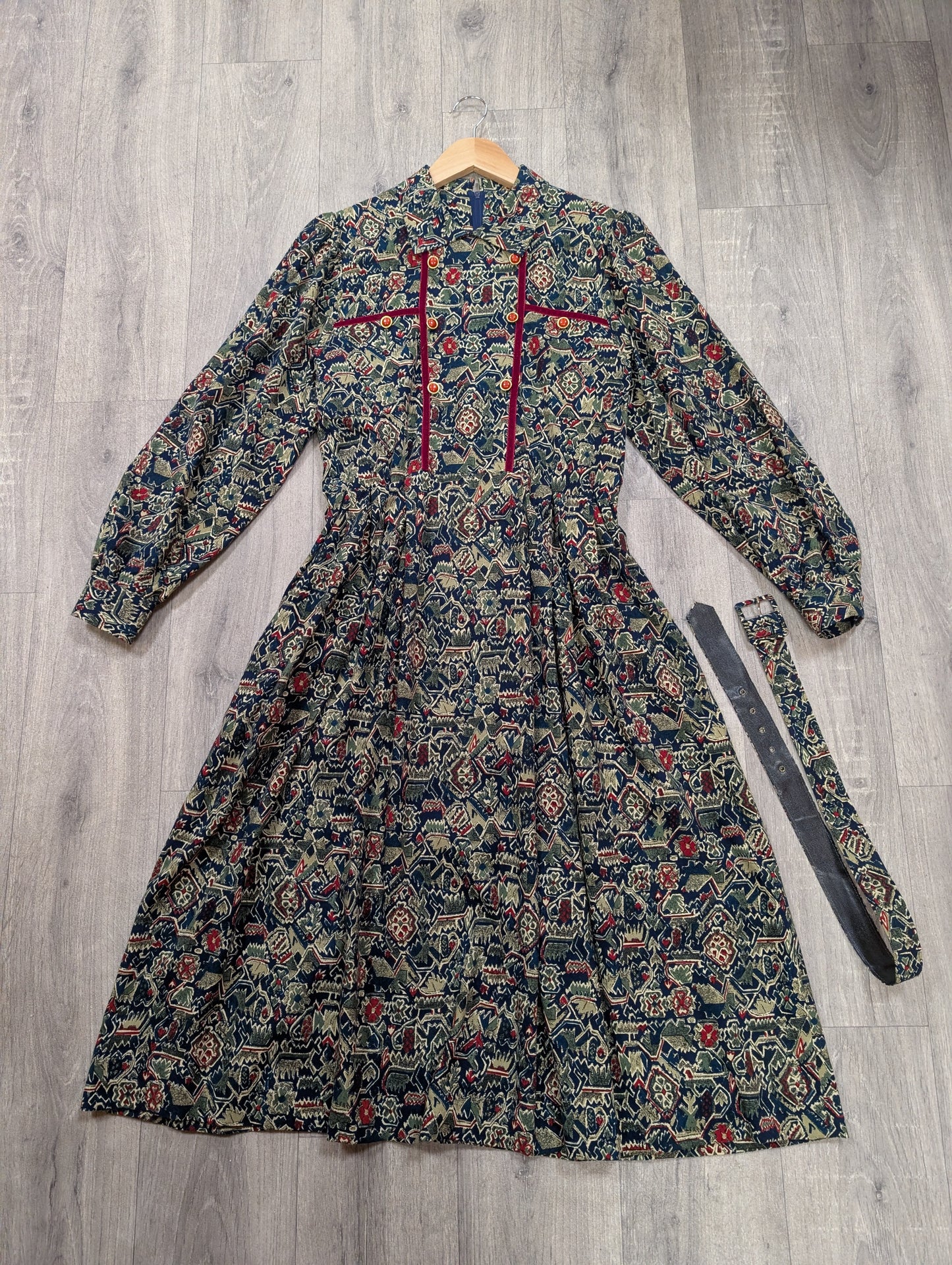 1980s Kerena dress & belt - 10/12/14