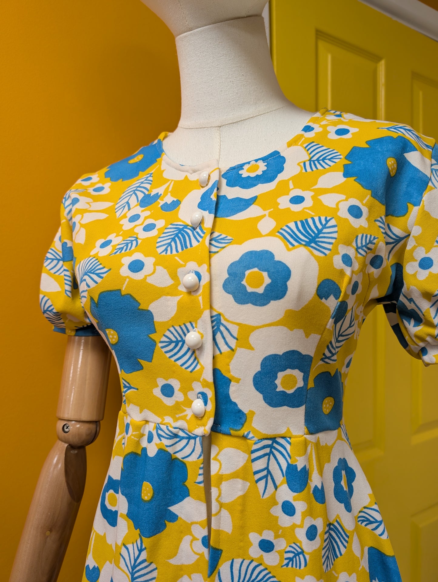 60s/70s Dropnyl Helanca top/jacket - S/8/10