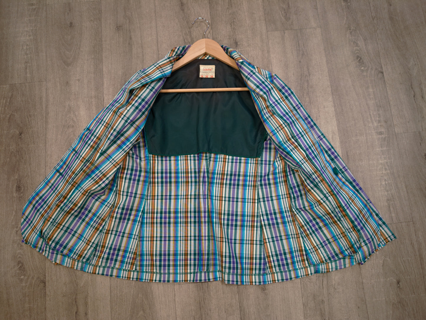 1970s St Michael check jacket - S/M