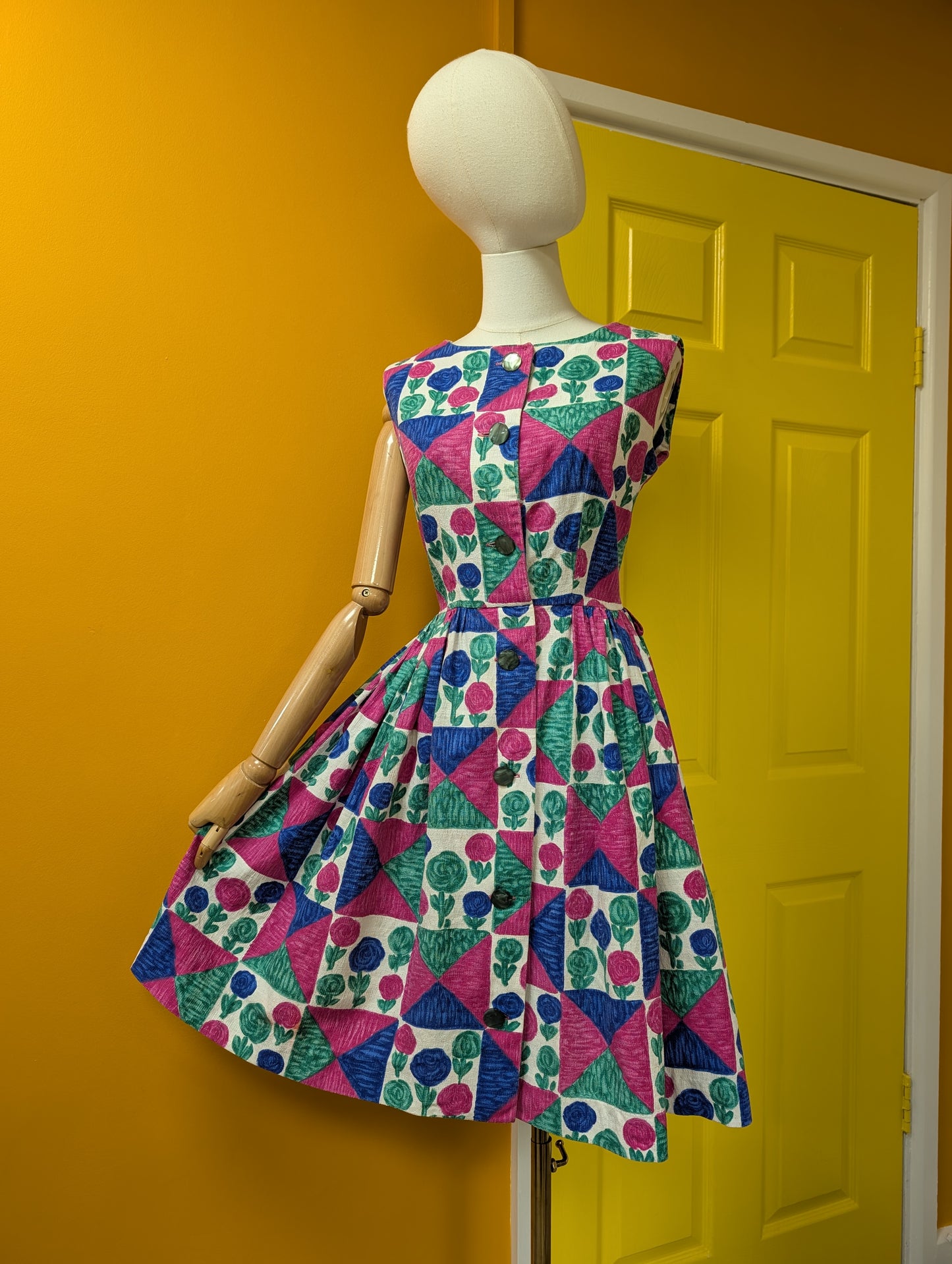 50s/60s Jack Toohey dress - S/8/10