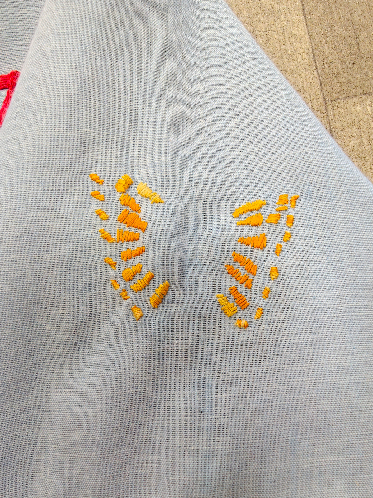 1970s De Colores embroidered & appliquéd tie waist shirt - M