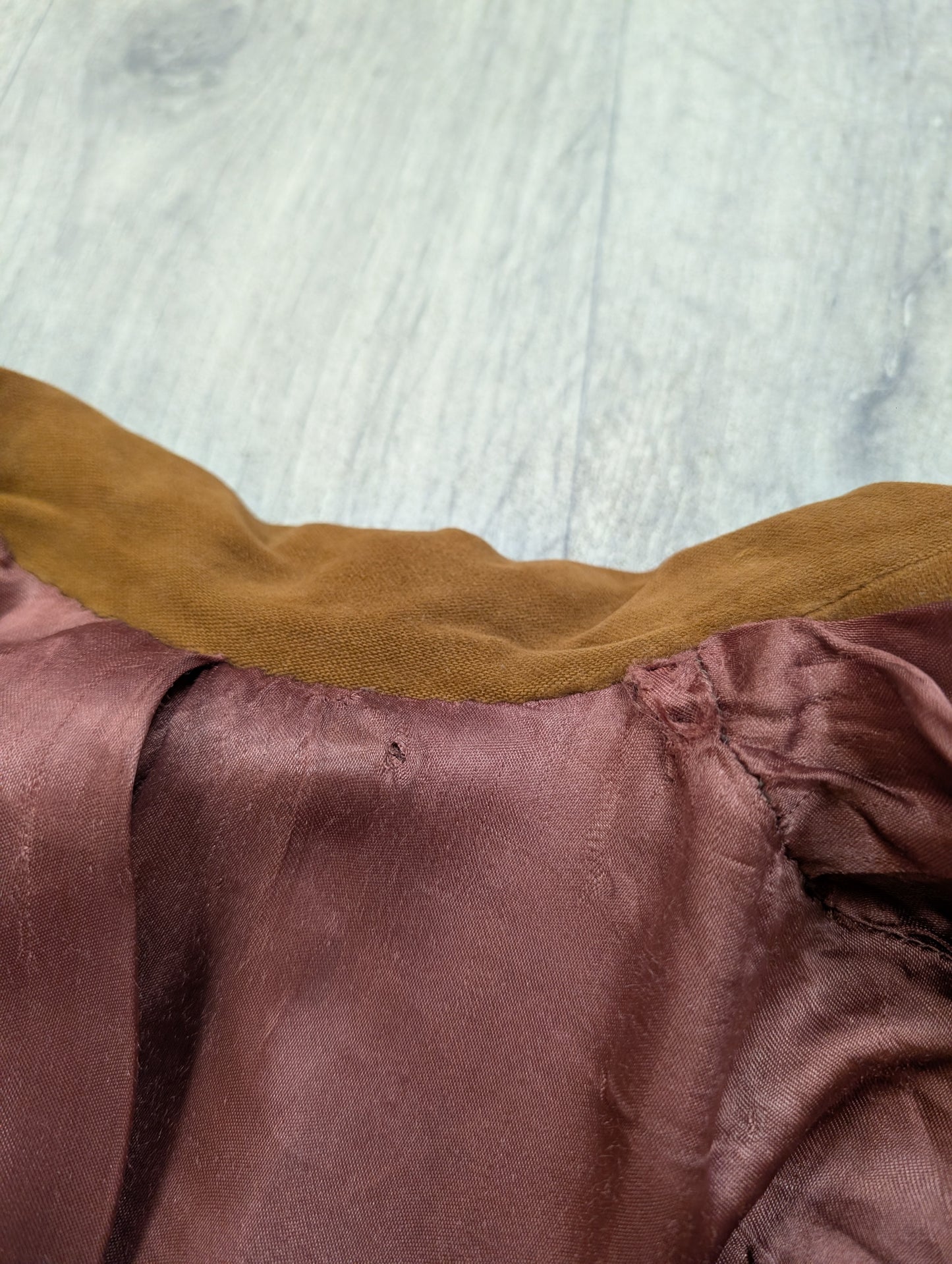 50s/60s Rumonte brown jacket - XS/S