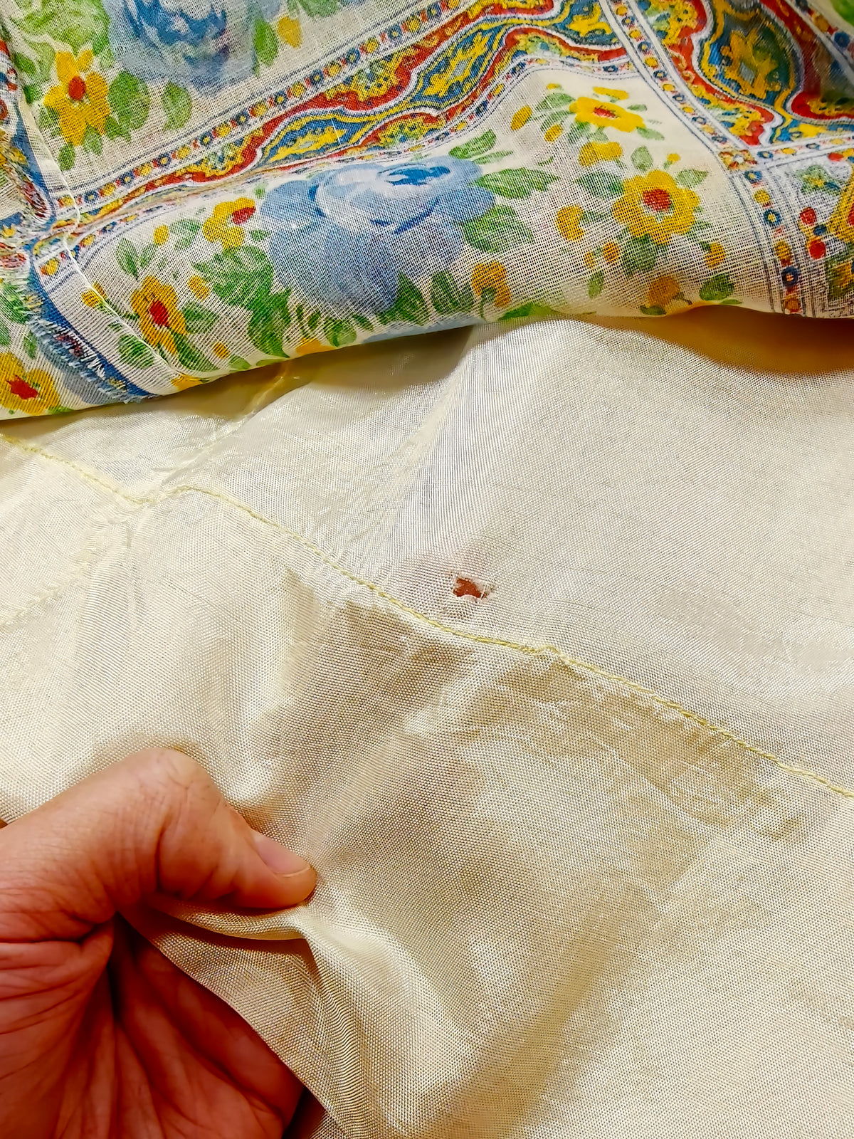 1970s floral maxi dress - M/12