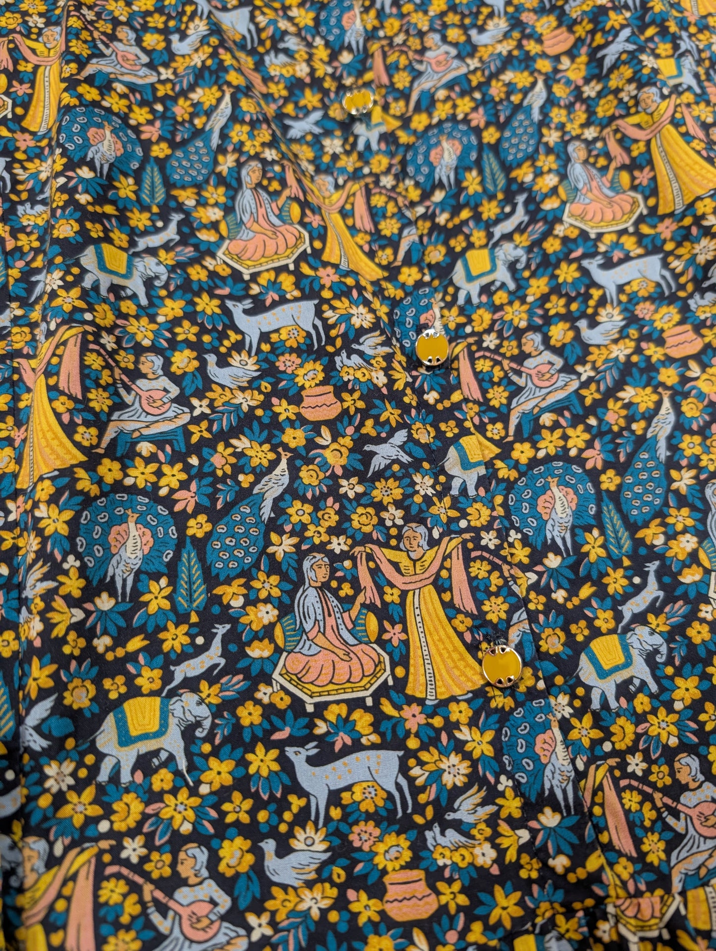 Liberty 'Dancing Ladies' print dress - M/L
