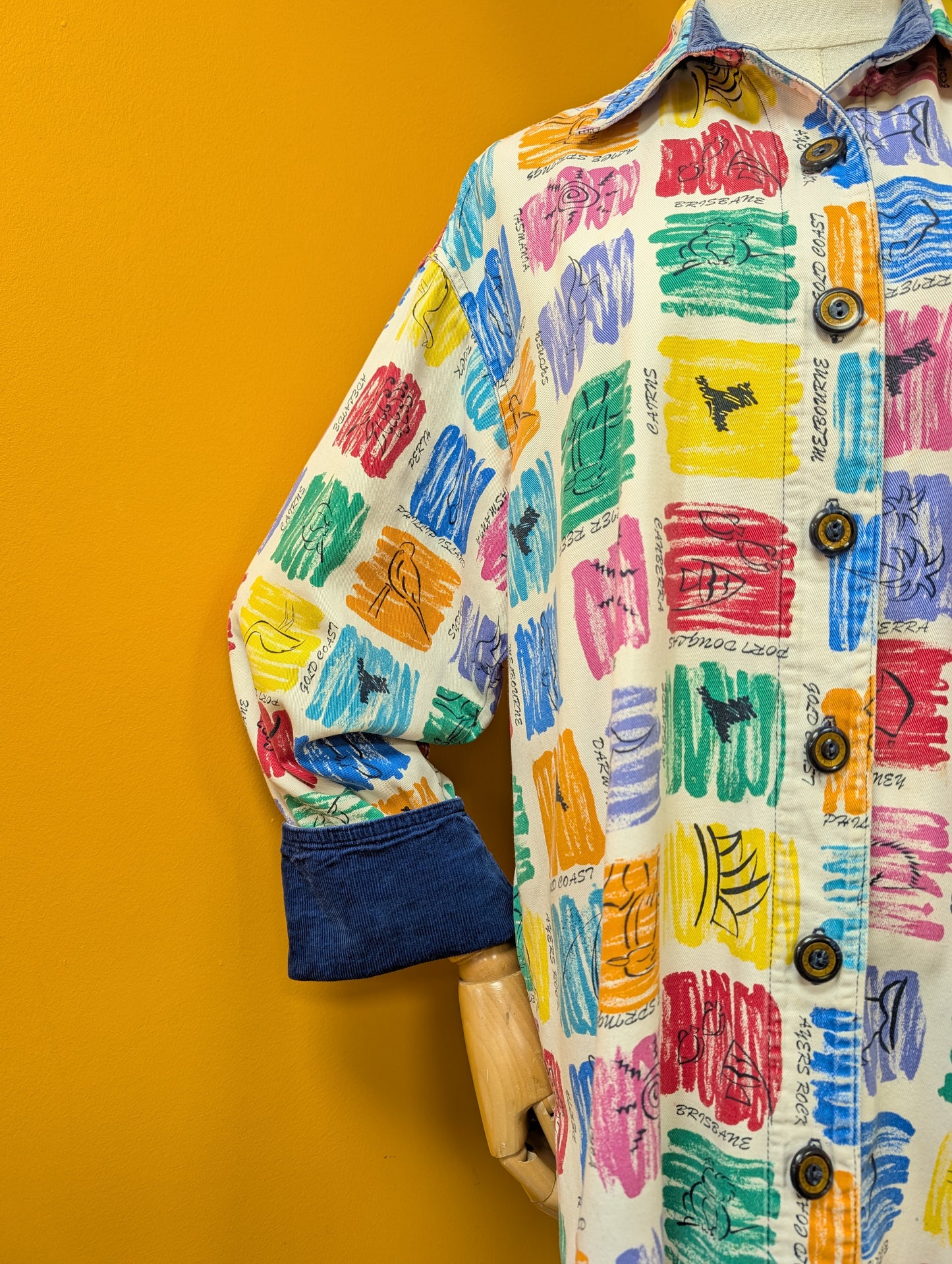 1990s Bonzo Australia cotton shirt