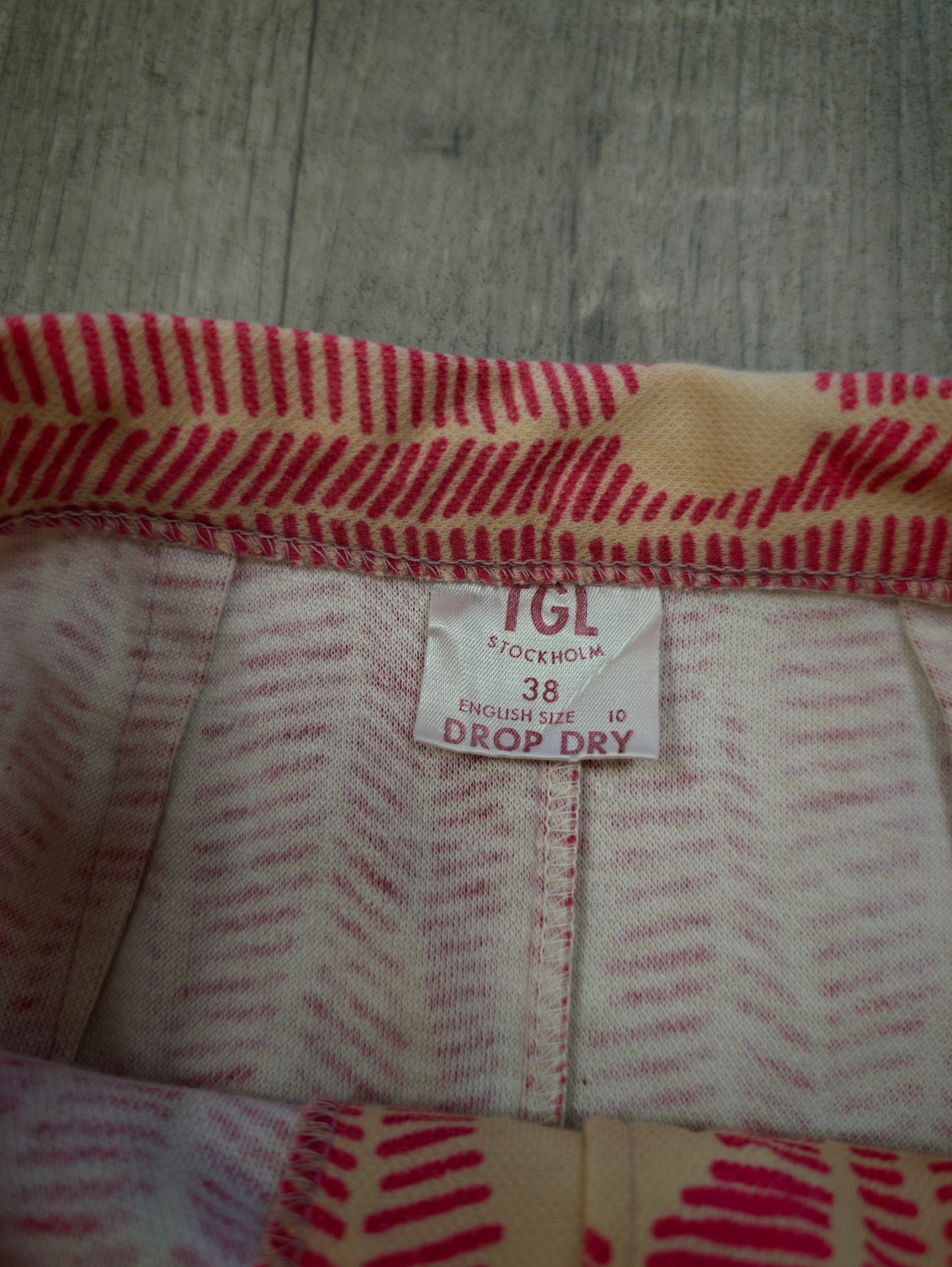 1970s TGL Stockholm cotton skirt - 25" waist