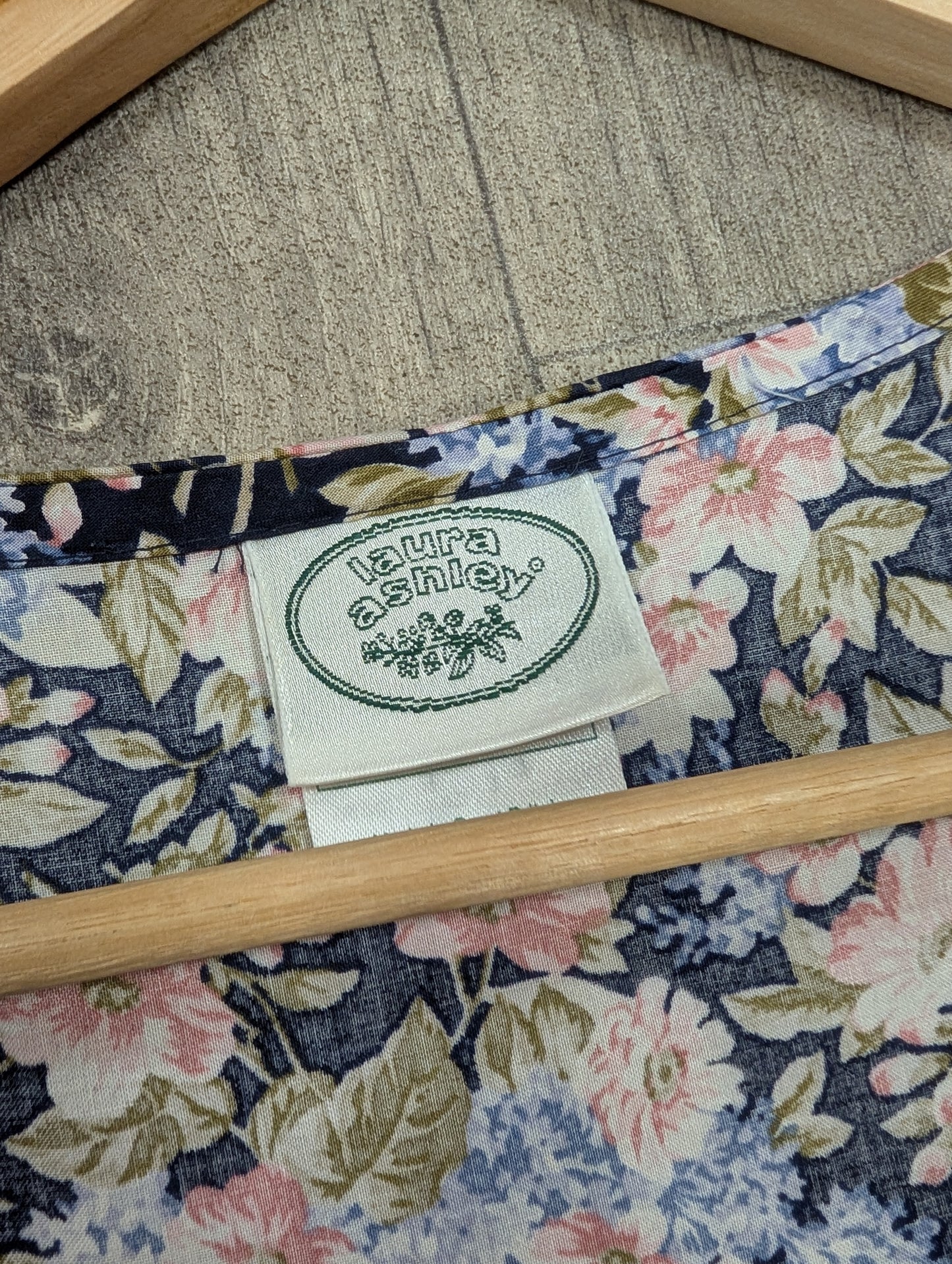 1990s Laura Ashley floral cotton dress - XS/6/8