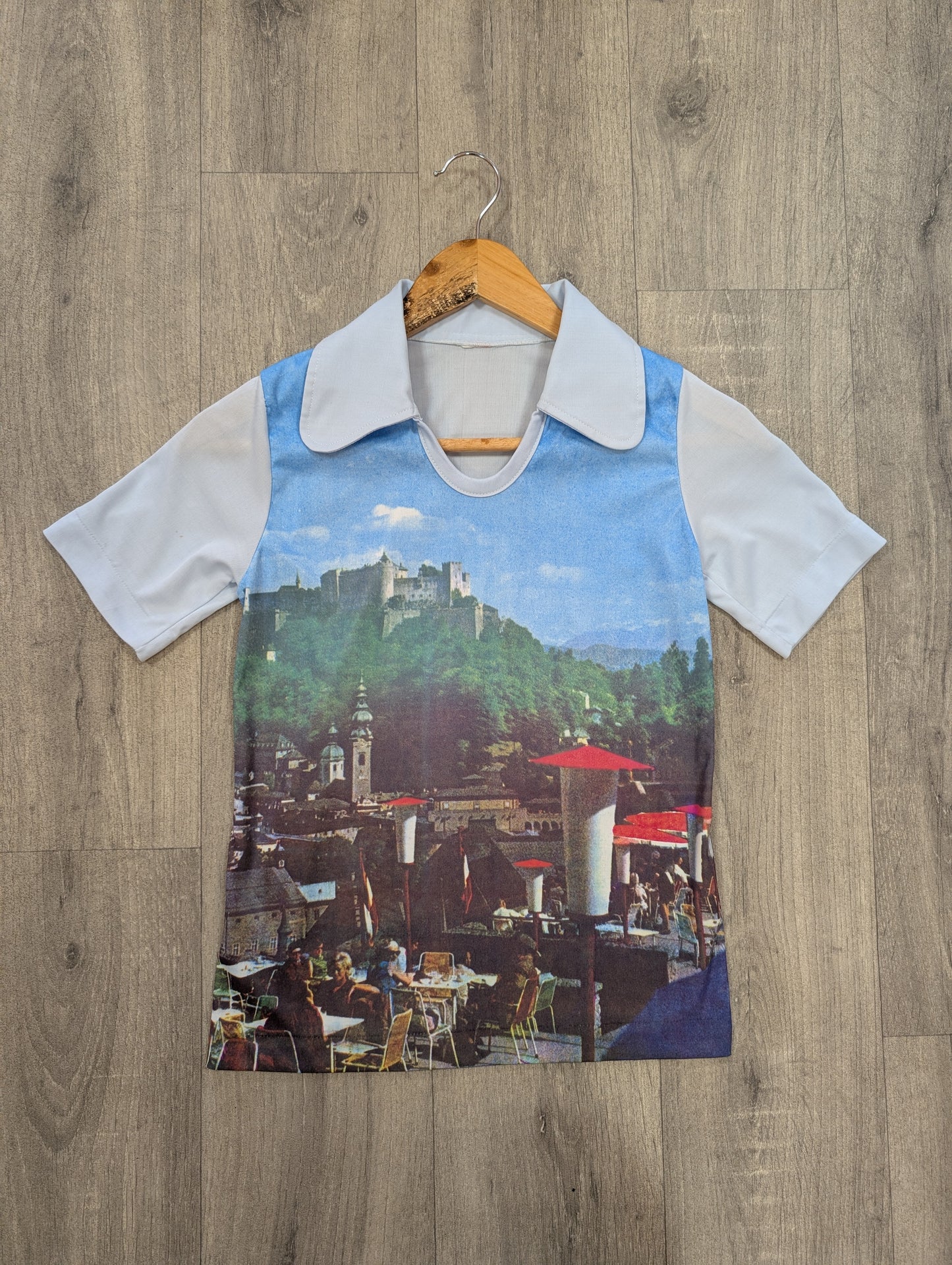 1970s Salzburg novelty photo print top - XS