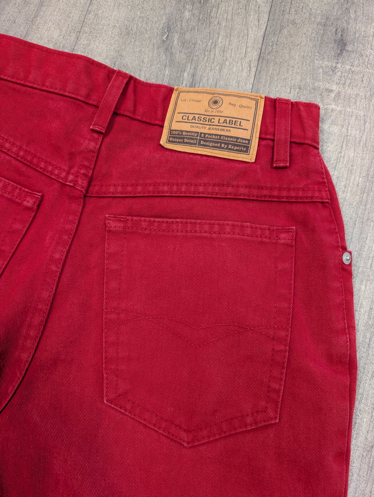 1990s St Michael red jeans - 26"W 30"L